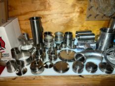 Assorted S/S, Including: Clamps, Reducers, End Caps, Elbows, T's and Fittings up to 3"