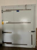 SRC Refrigeration Insulated Door, Dimensions= 87" x 74" x 4" - Rigging Fee: $50