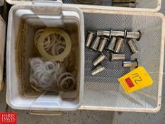 NEW 1.5" to 1.25" Hose Ends and Assorted Gaskets - Rigging Fee: $25