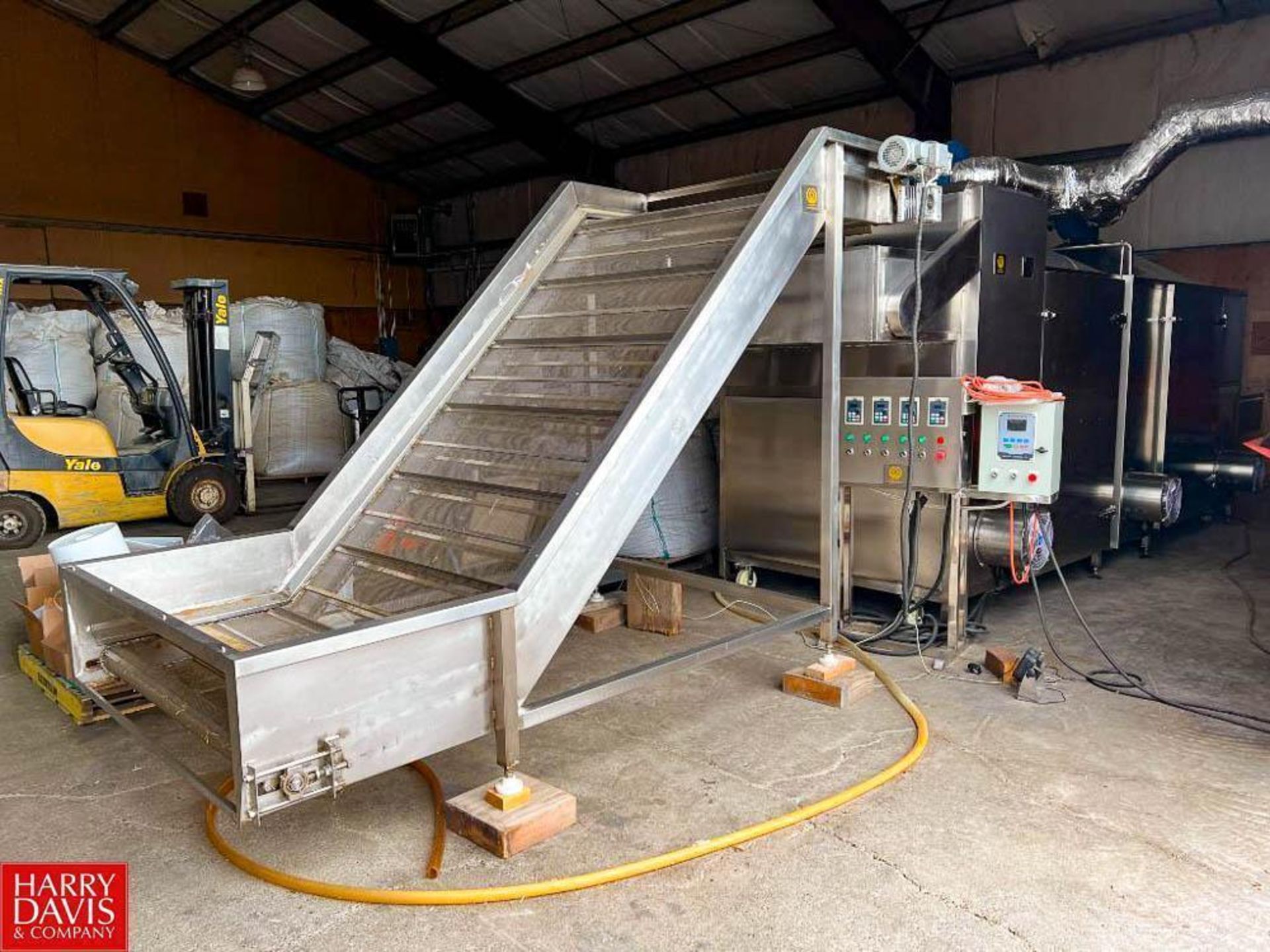 NEW 2019 Hemp Drying Machine Model DF-1: SN 201908001, with Elevator, Dimensions = 20' Length x 5' W - Image 12 of 13