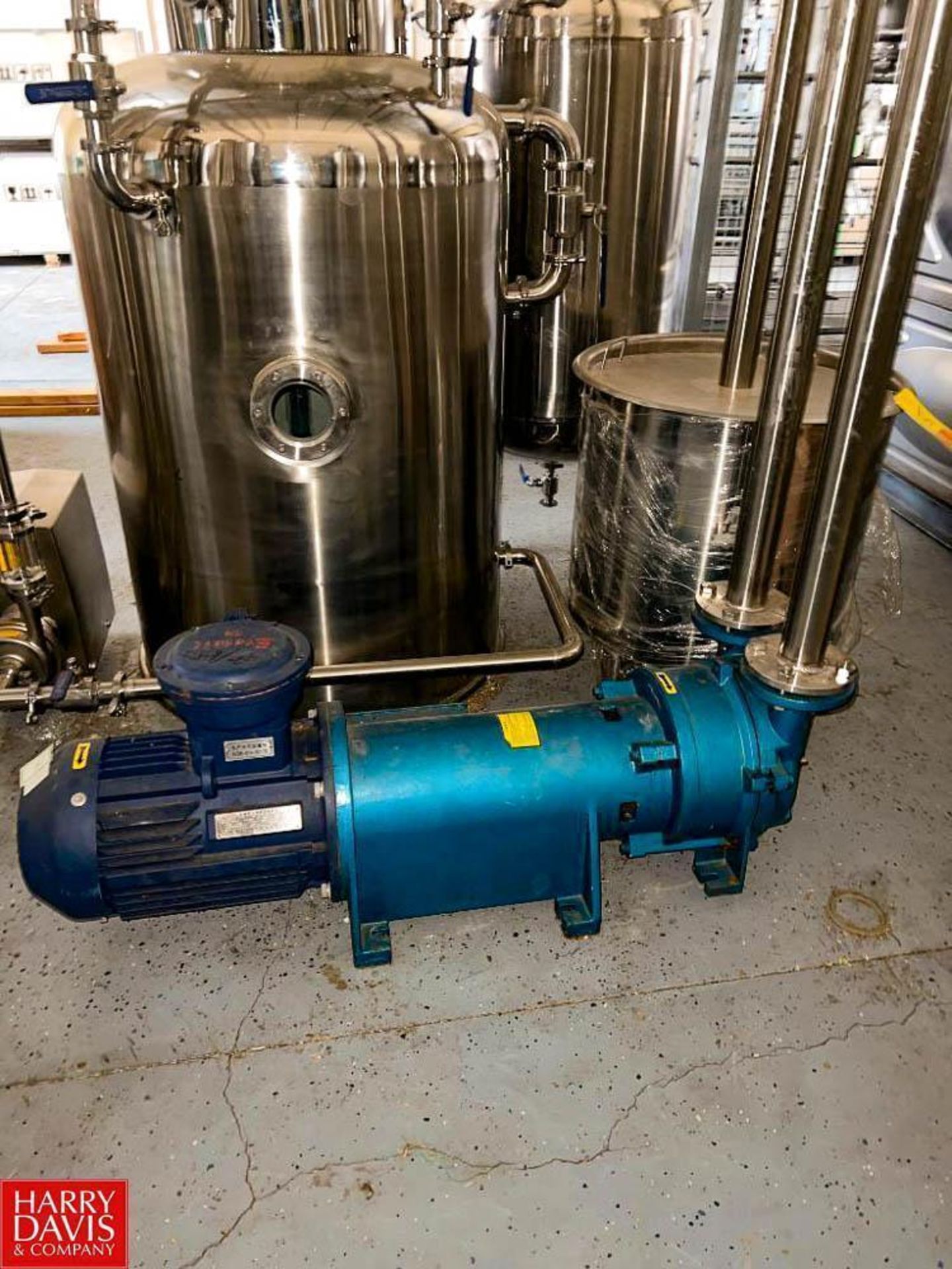 NEW Vacuum Pump and Water/Buffer - Rigging Fee: $1,500