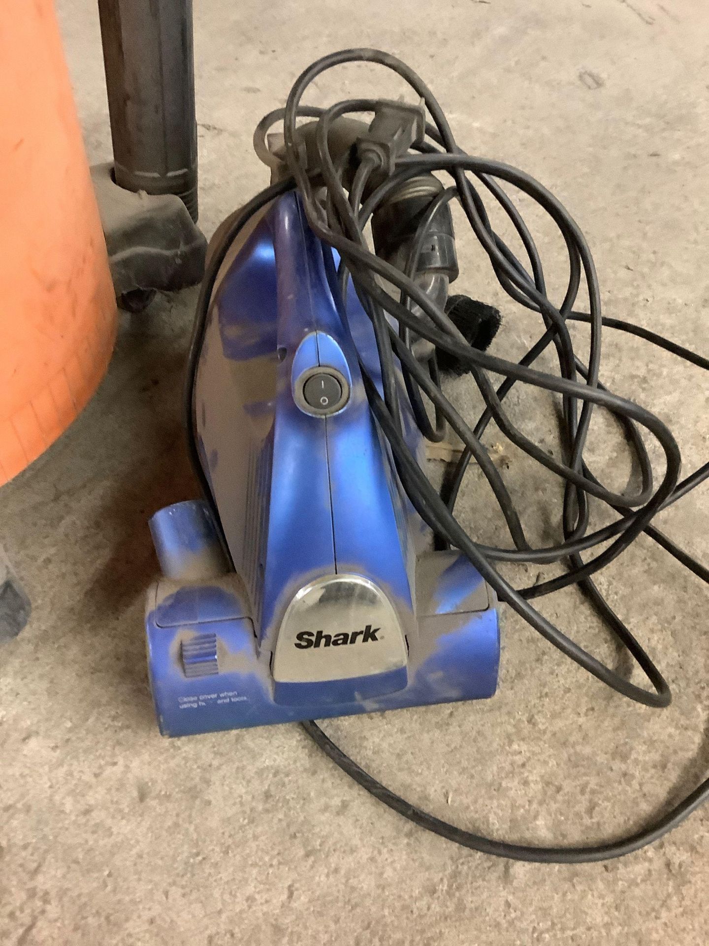 Lot of 2 Vacuums: (1) Ridgid 12 Gallon Wet/Dry Shop Vacuum, (1) Shark, Portable - Image 4 of 4
