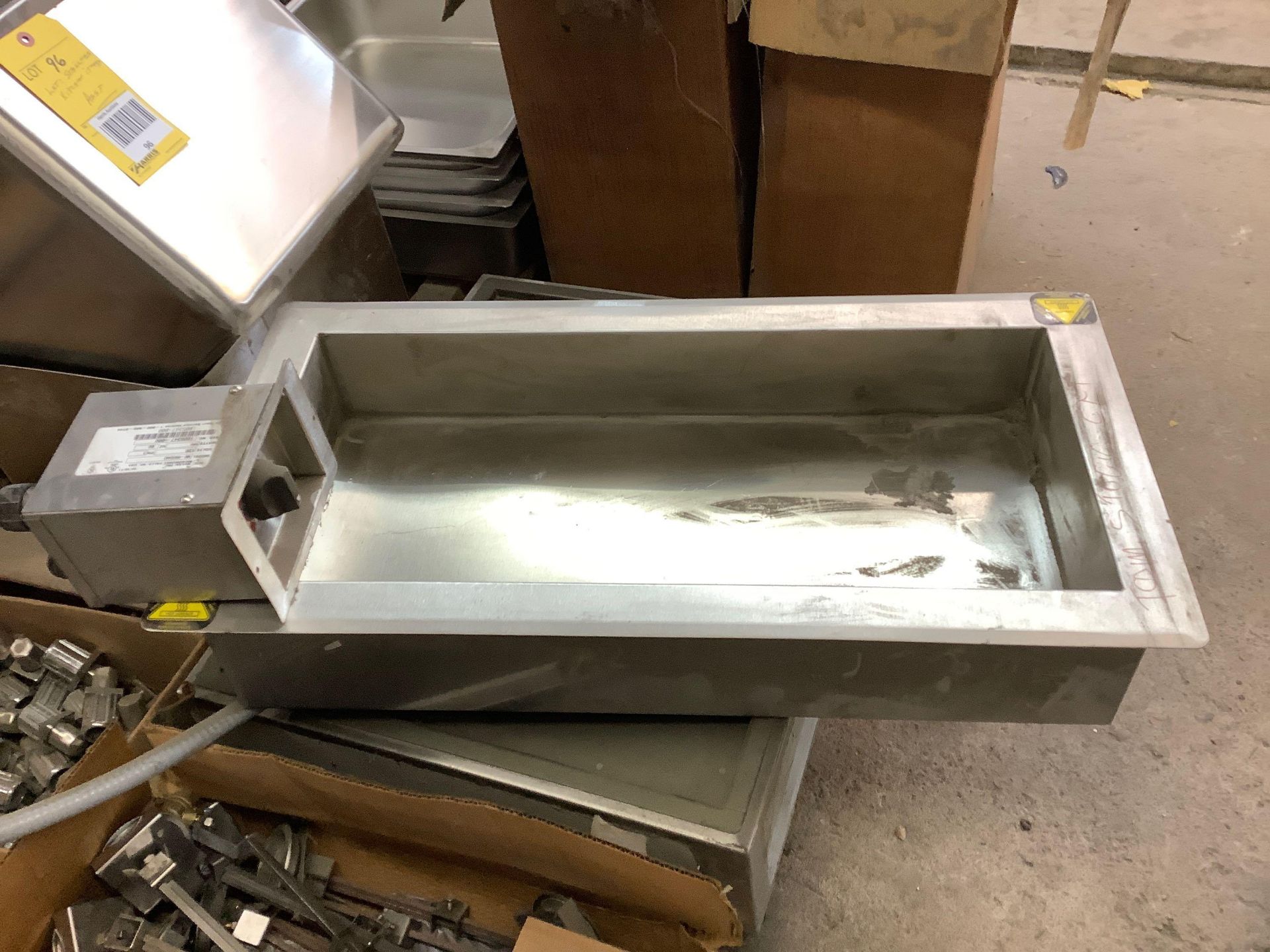 Lot: Stainless Restaurant Kitchen Items. See Photo - Image 8 of 9