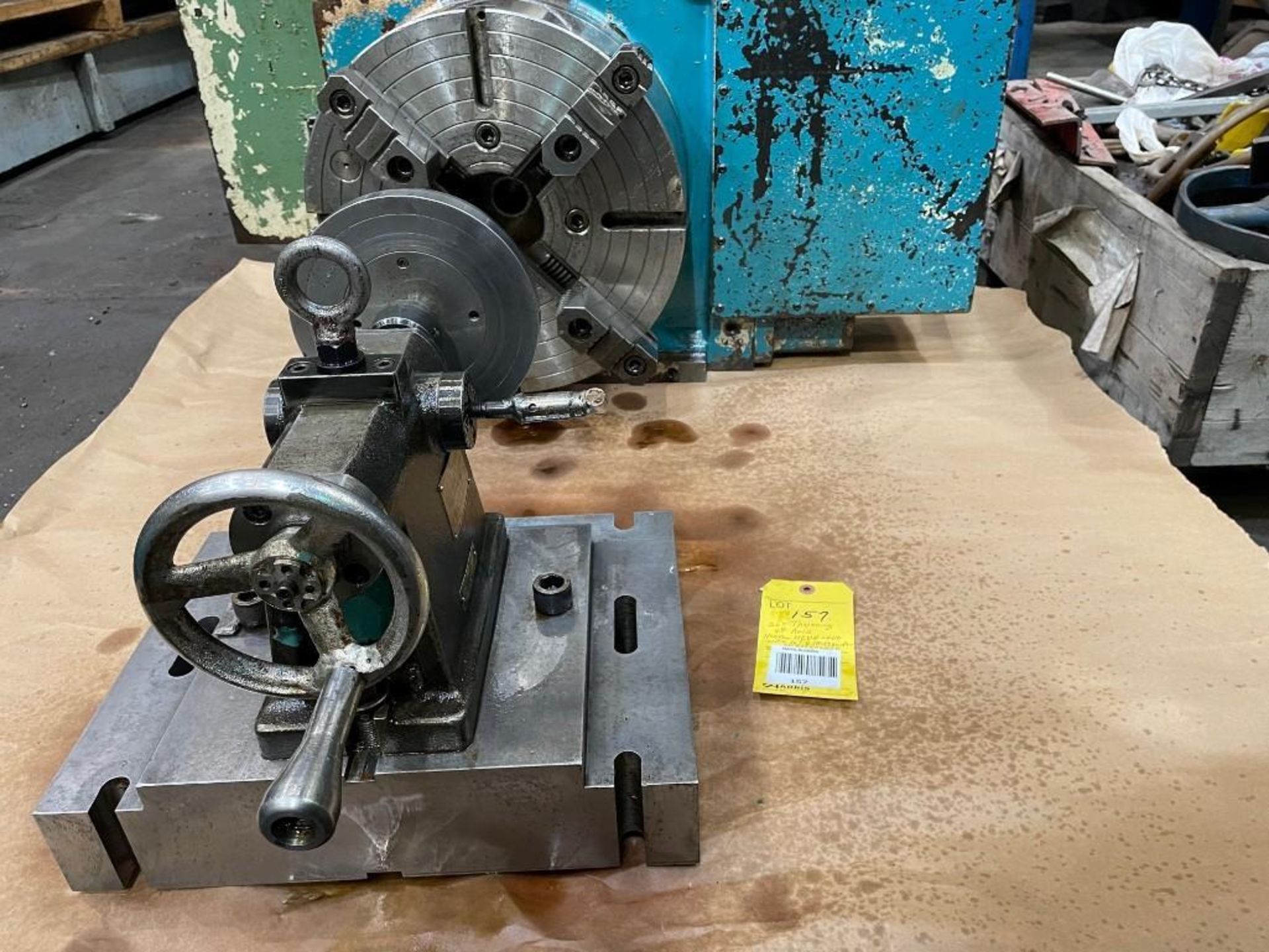 20" TANSHING 4th AXIS, MODEL MRNG-400 WITH 16" 4-JAW CHUCK AND TAILSTOCK - Image 3 of 11