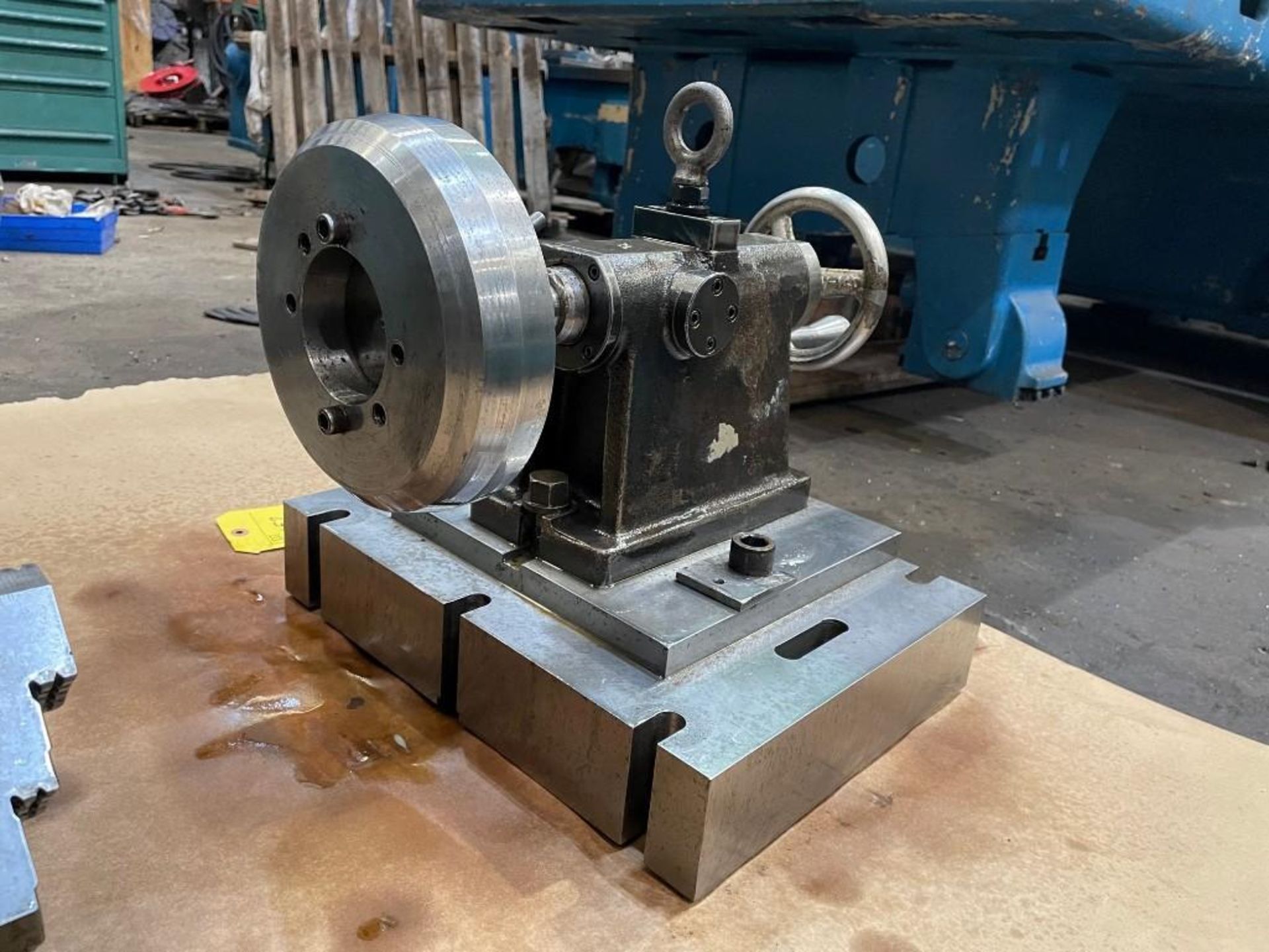 20" TANSHING 4th AXIS, MODEL MRNG-400 WITH 16" 4-JAW CHUCK AND TAILSTOCK - Image 8 of 11