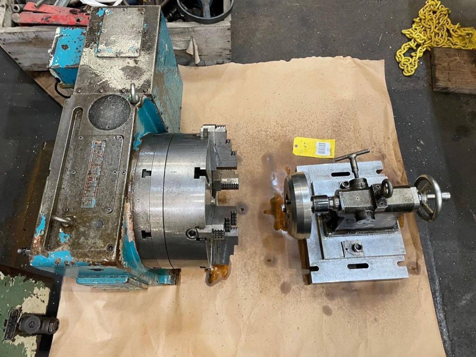 20" TANSHING 4th AXIS, MODEL MRNG-400 WITH 16" 4-JAW CHUCK AND TAILSTOCK - Image 2 of 11