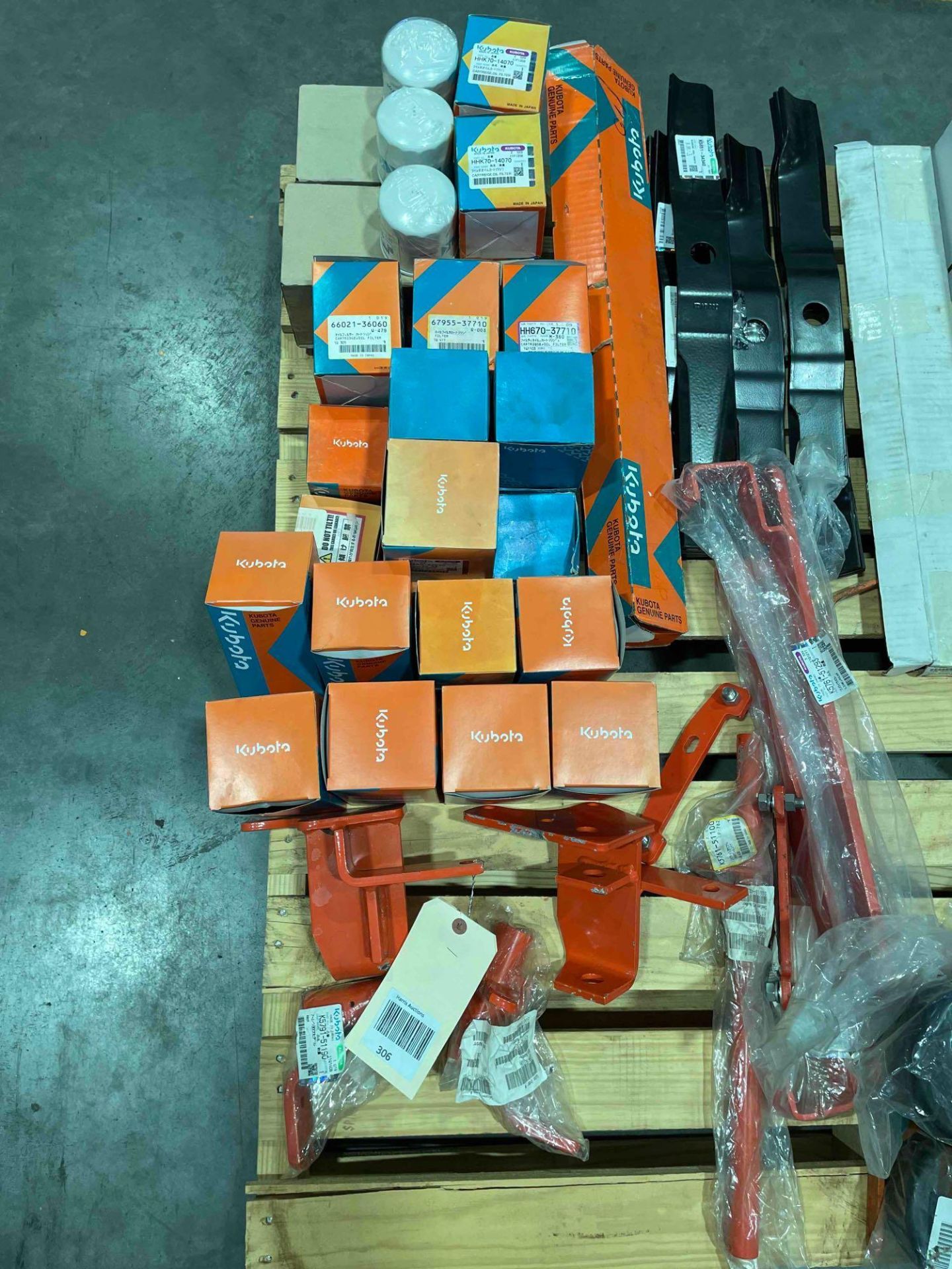 Pallet of Maintenance Items for a Kubota Mower - Image 2 of 7