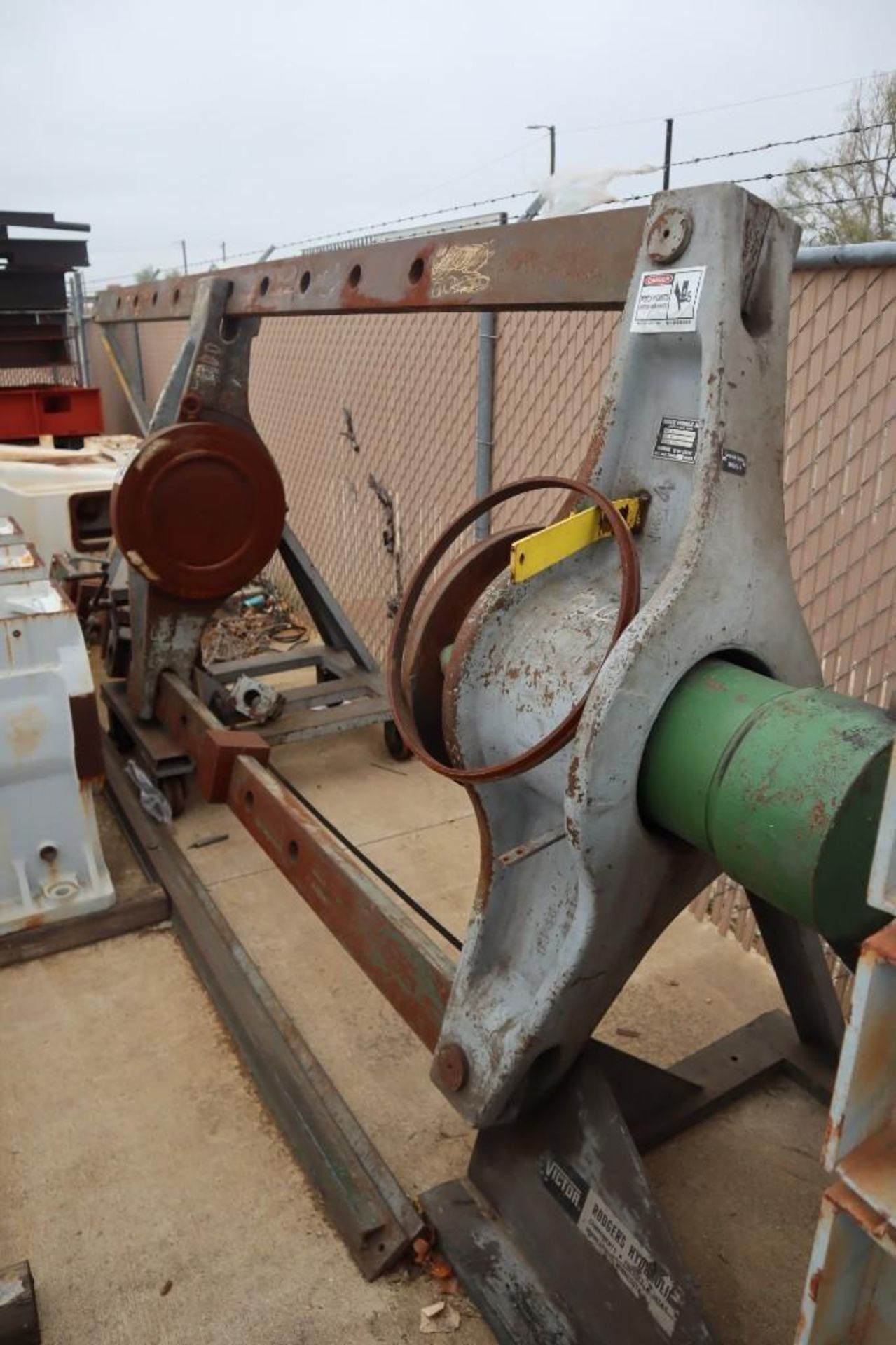 200 Ton Rodgers Model IF200D-4810 Horizontal Wheel Press; (OK location) - Image 11 of 13