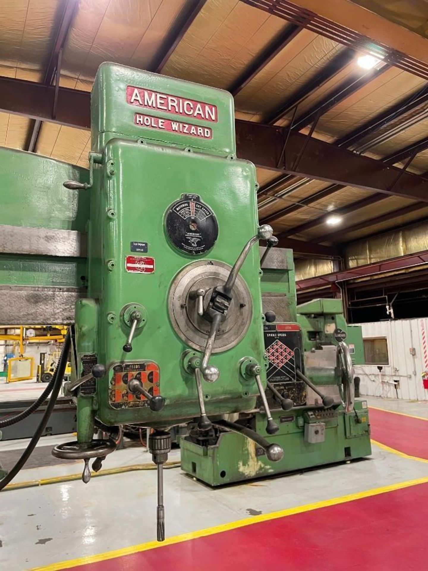 4' 13" American Hole Wizard Radial Arm Drill; (WY location) - Image 3 of 13