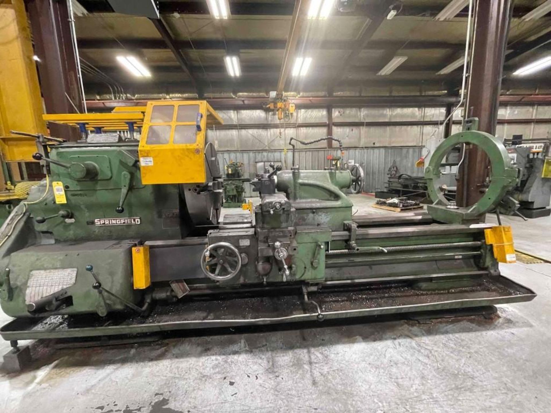 34.5" x 72" Springfield Model 25-72 Engine Lathe; (WY location)