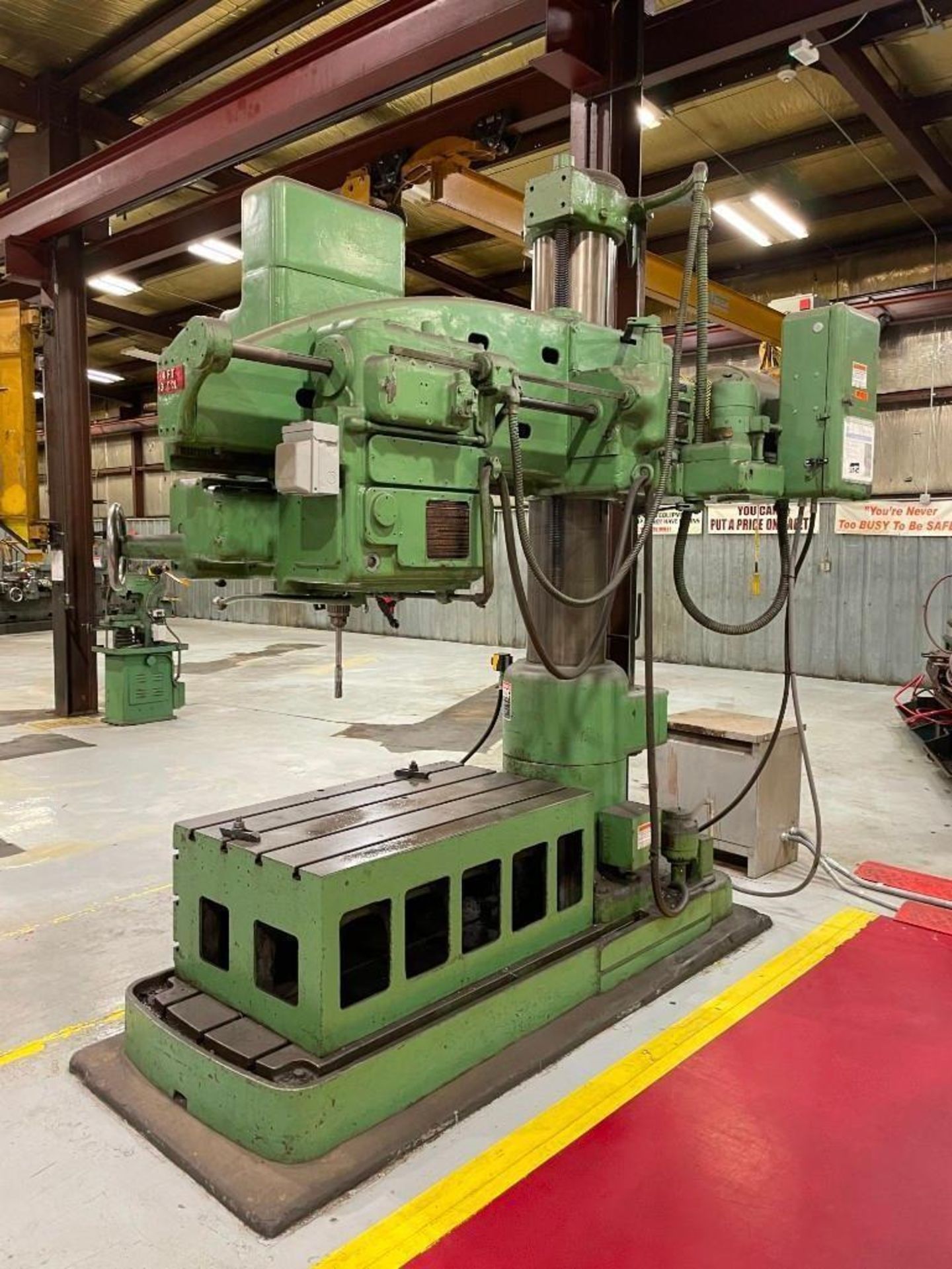 4' 13" American Hole Wizard Radial Arm Drill; (WY location) - Image 9 of 13