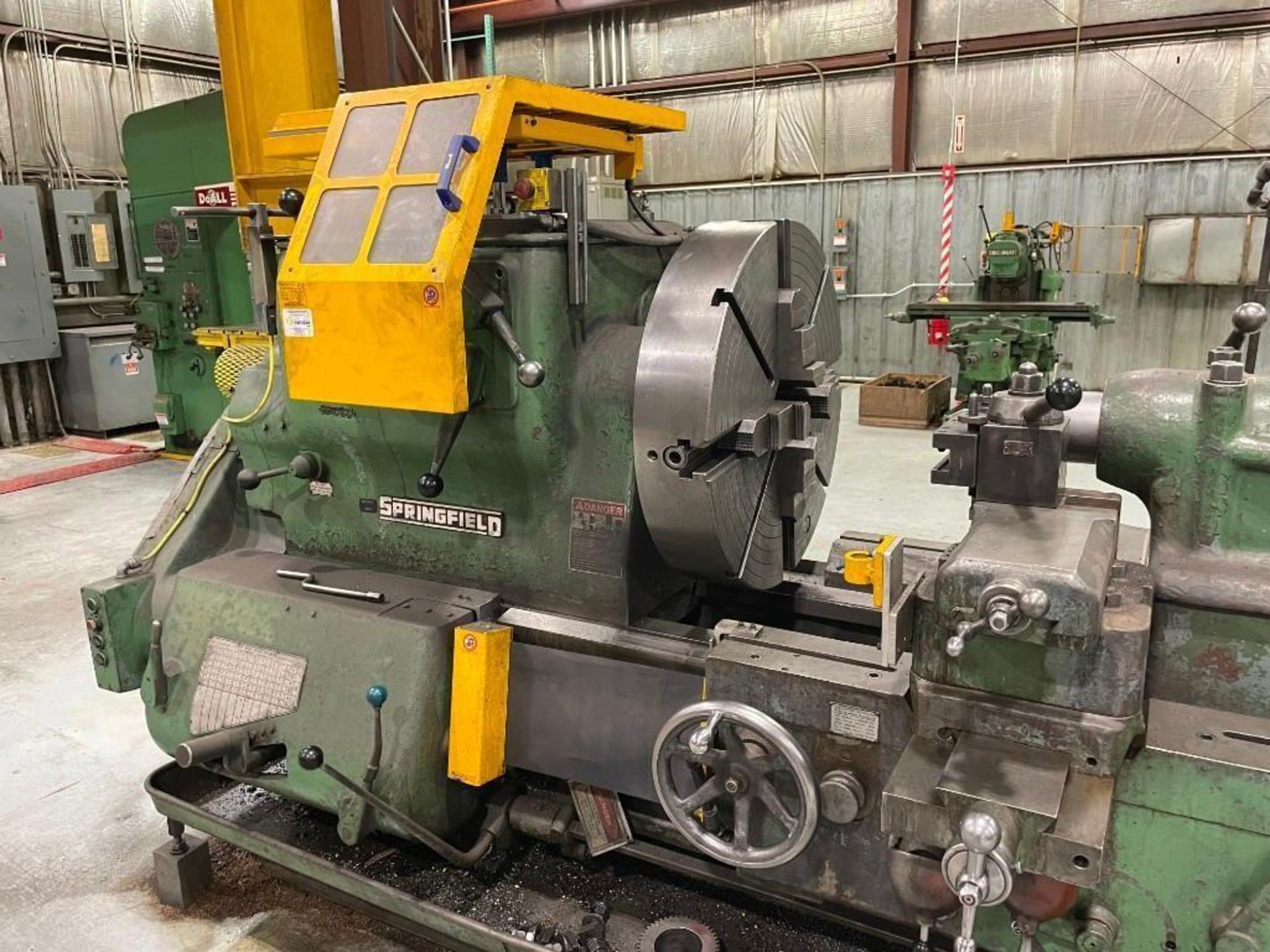 34.5" x 72" Springfield Model 25-72 Engine Lathe; (WY location) - Image 4 of 18