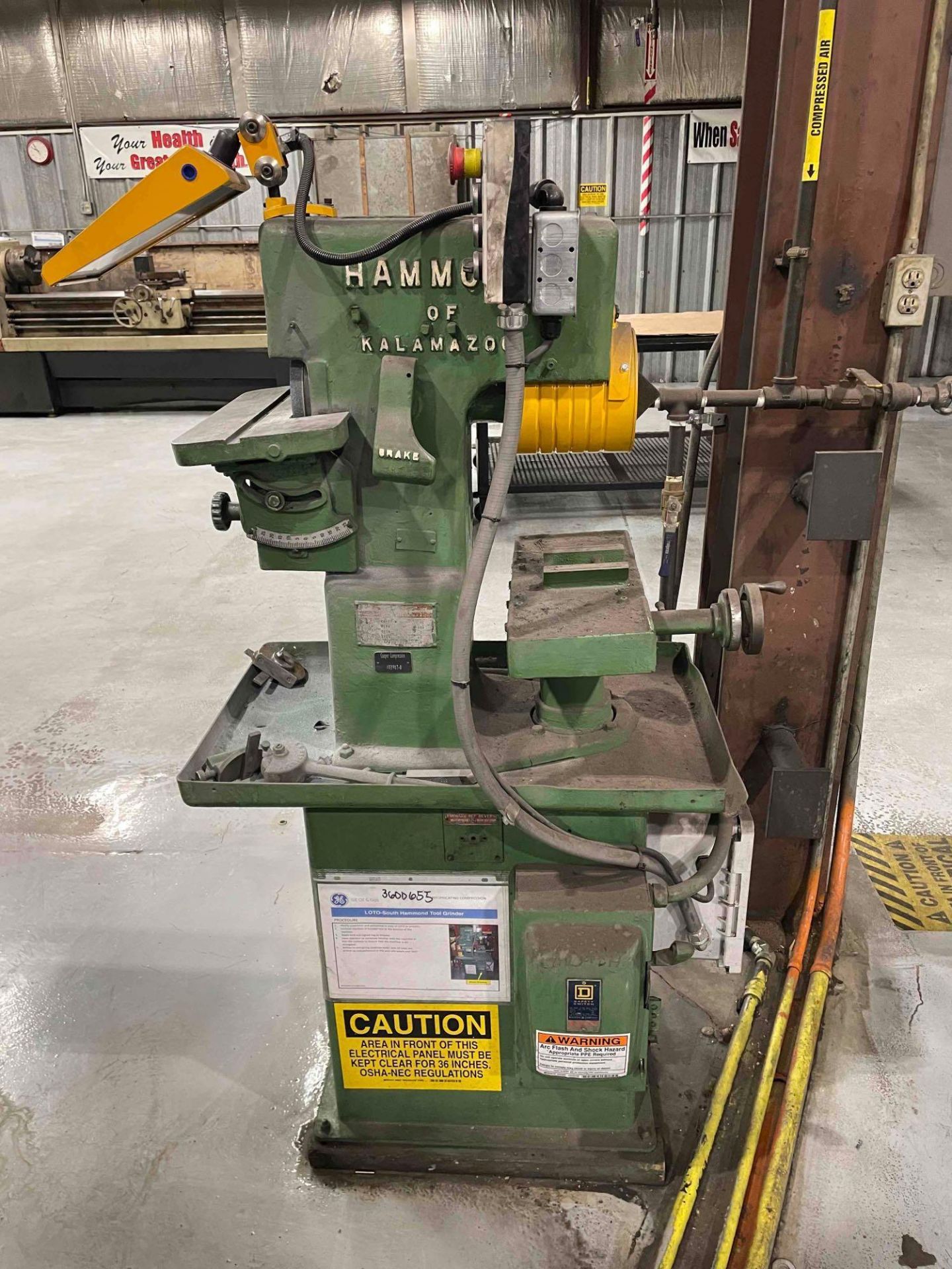 Hammond Kalamazoo 6” Tool Grinder, Model CB-77W; (WY location) - Image 3 of 8