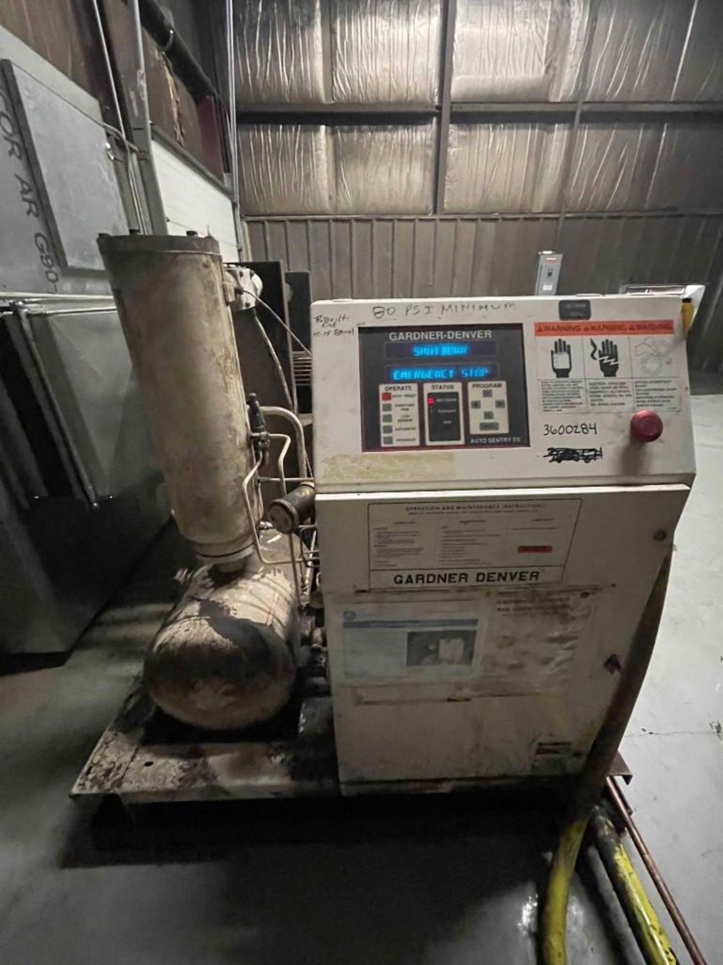 Gardner-Denver Air Compressor with Air Dryer; (WY location) - Image 5 of 15