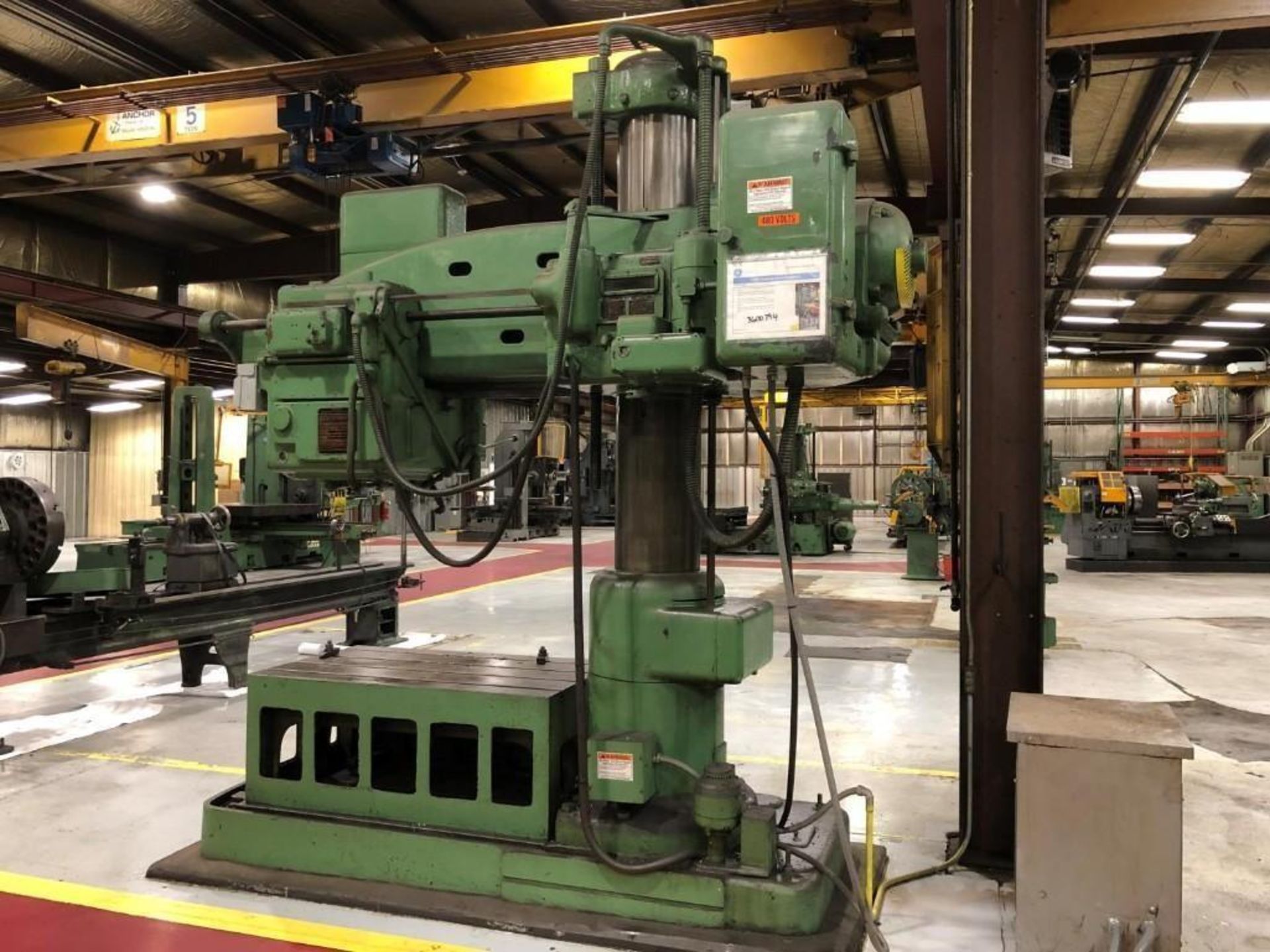 4' 13" American Hole Wizard Radial Arm Drill; (WY location) - Image 10 of 13