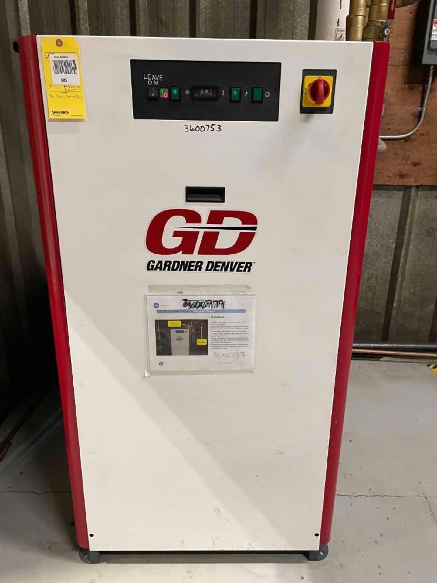 Gardner-Denver Air Compressor with Air Dryer; (WY location) - Image 12 of 15