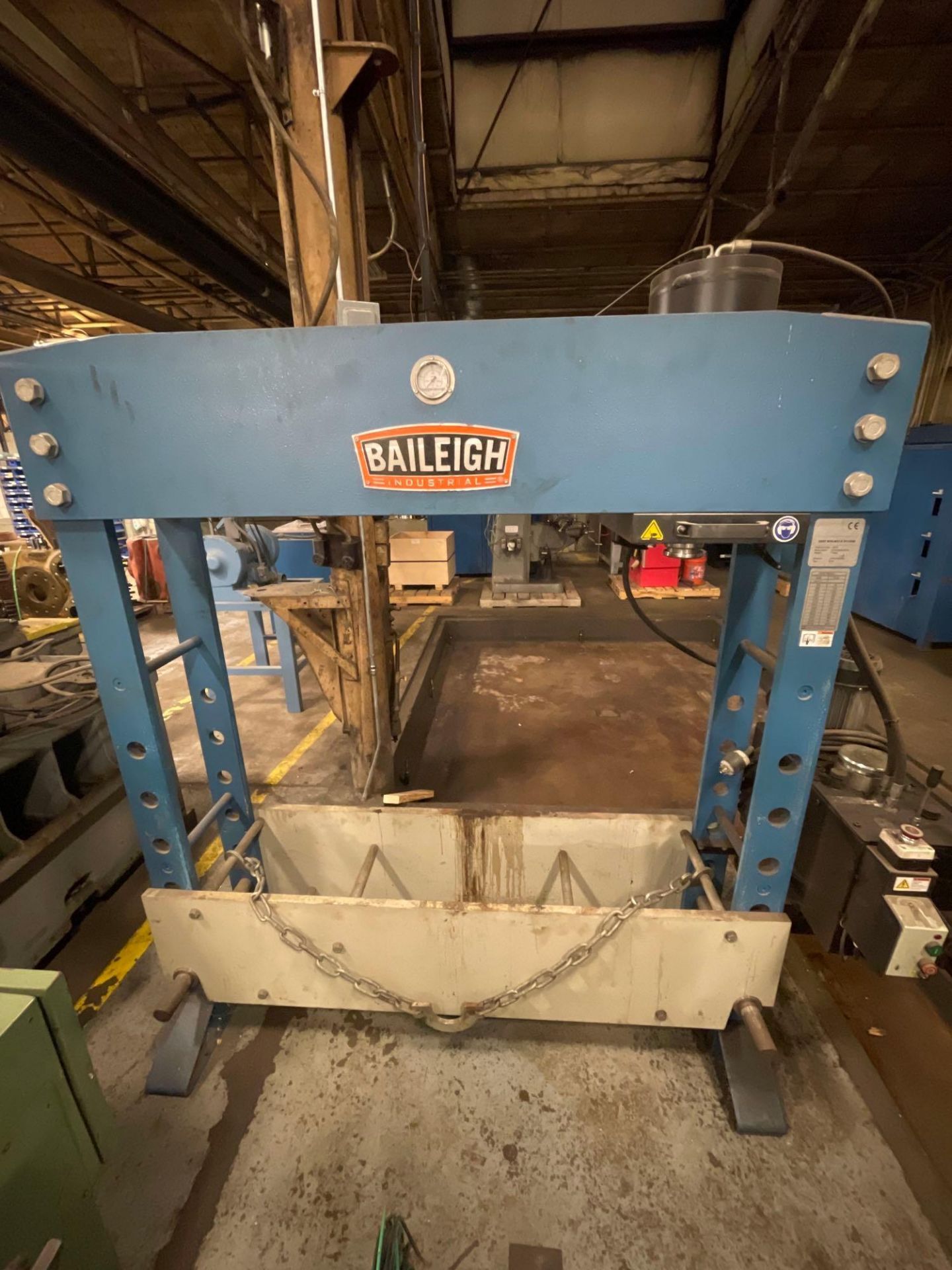 Baileigh 100 Ton H-Frame Press; (OK location) - Image 2 of 8