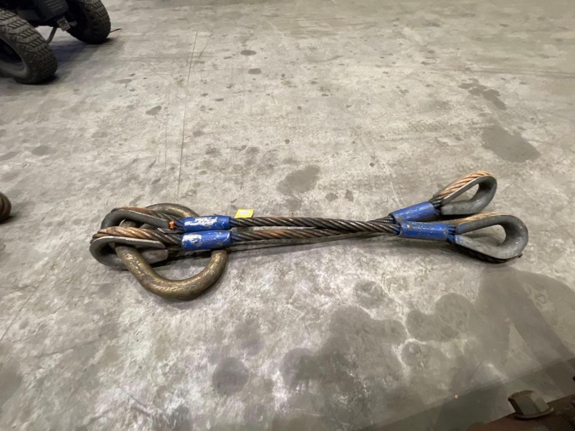 Rigging: Extra Heavy Duty Ring 21" OD, 16" ID with Double Cables 75" OAL - Image 2 of 7