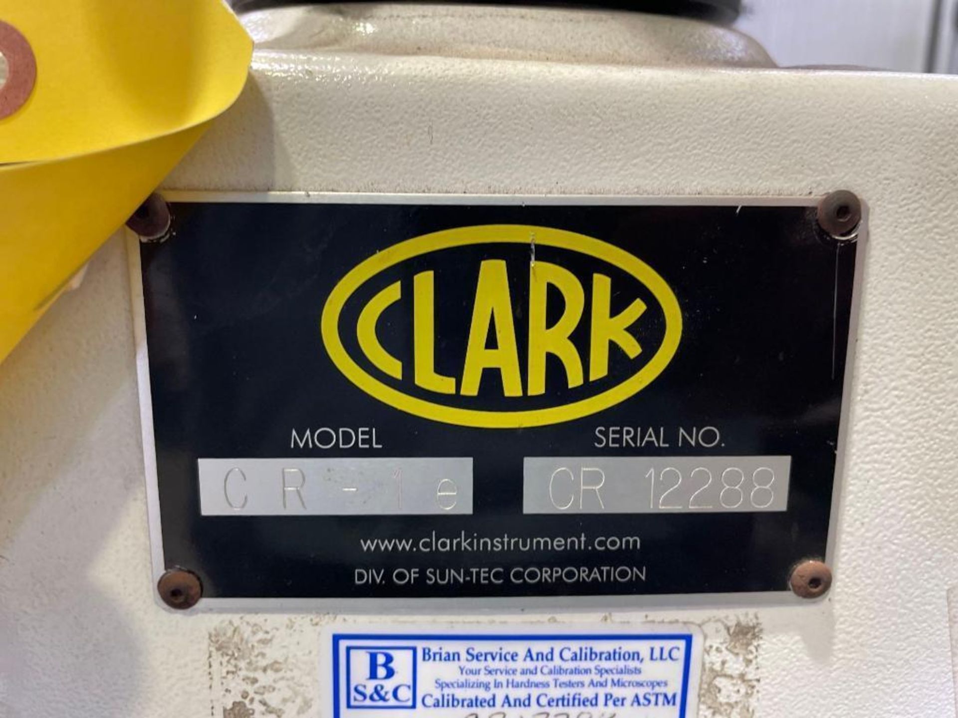 Clark CR Hardness Tester, S/N CR12288 - Image 5 of 6