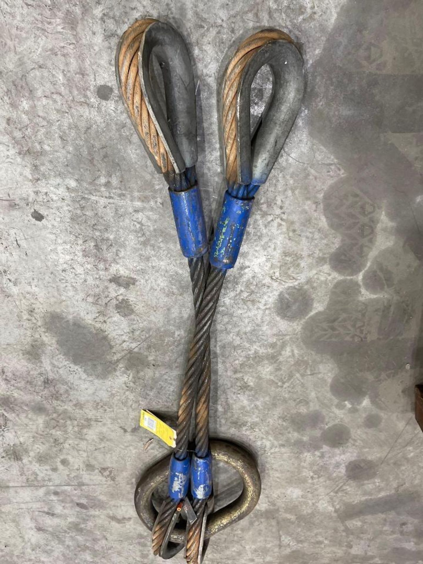 Rigging: Extra Heavy Duty Ring 21" OD, 16" ID with Double Cables 75" OAL - Image 3 of 7
