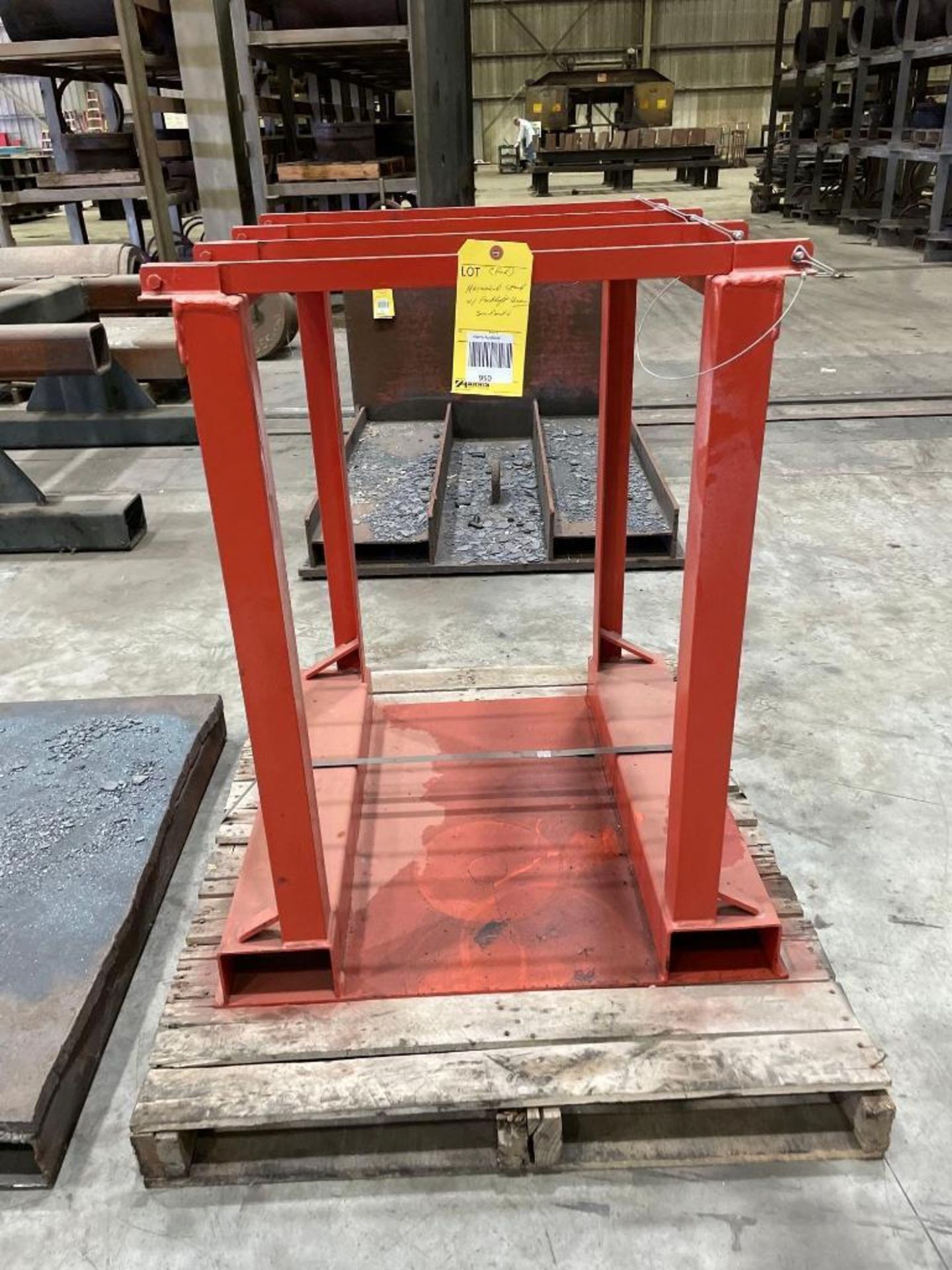 Lot of Stands: (4) Assorted Material Stands, for forklift use - Image 4 of 13