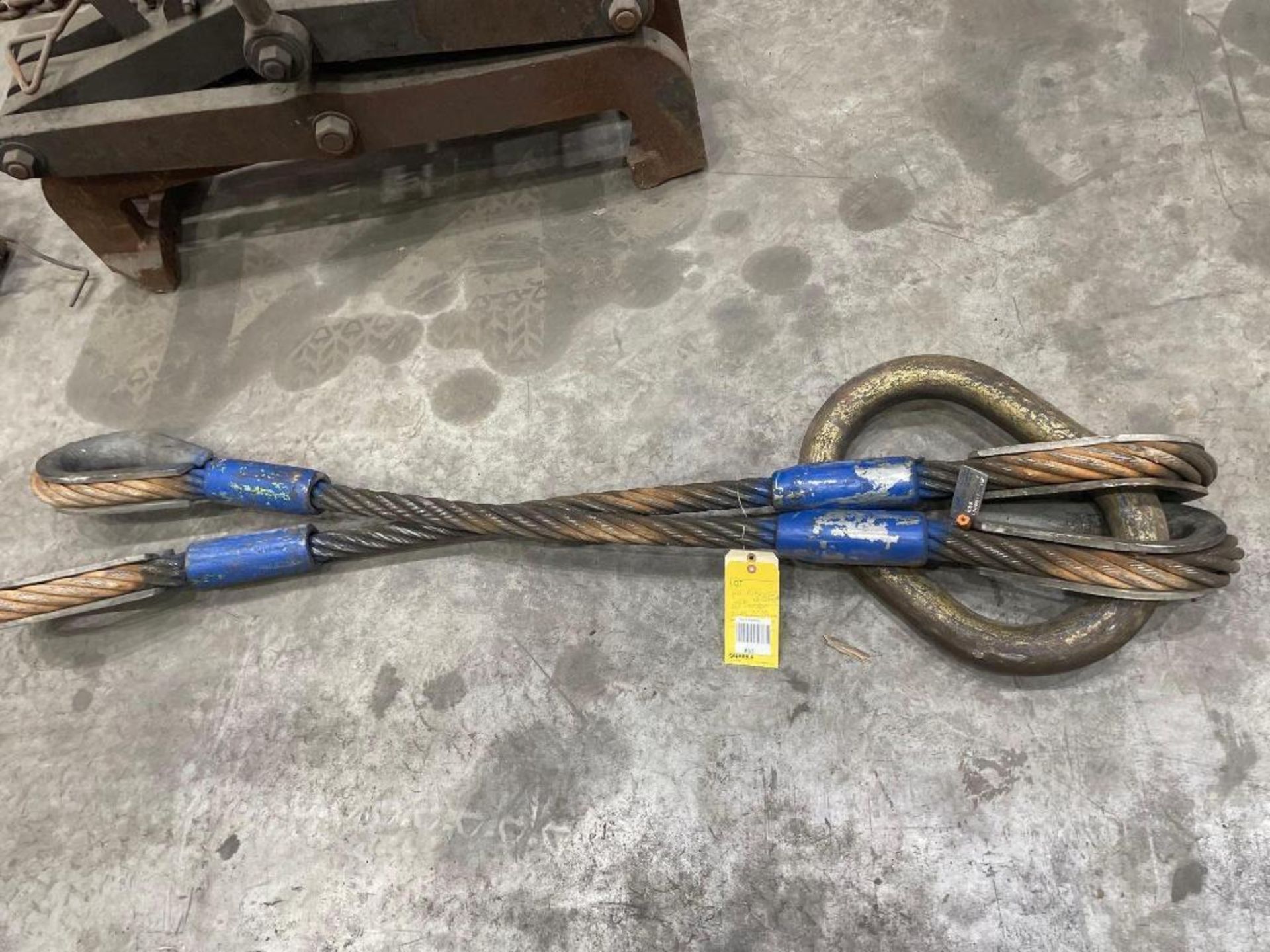 Rigging: Extra Heavy Duty Ring 21" OD, 16" ID with Double Cables 75" OAL