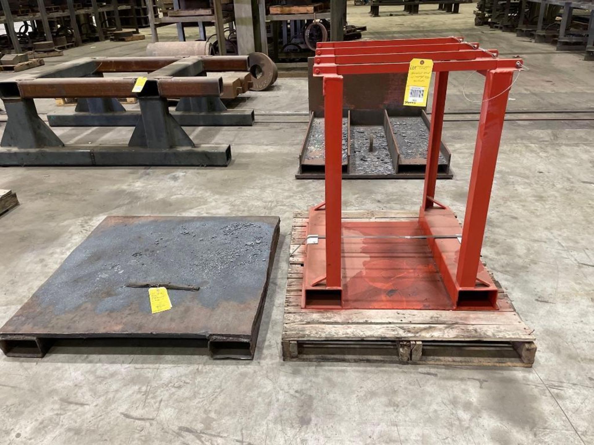 Lot of Stands: (4) Assorted Material Stands, for forklift use - Image 6 of 13