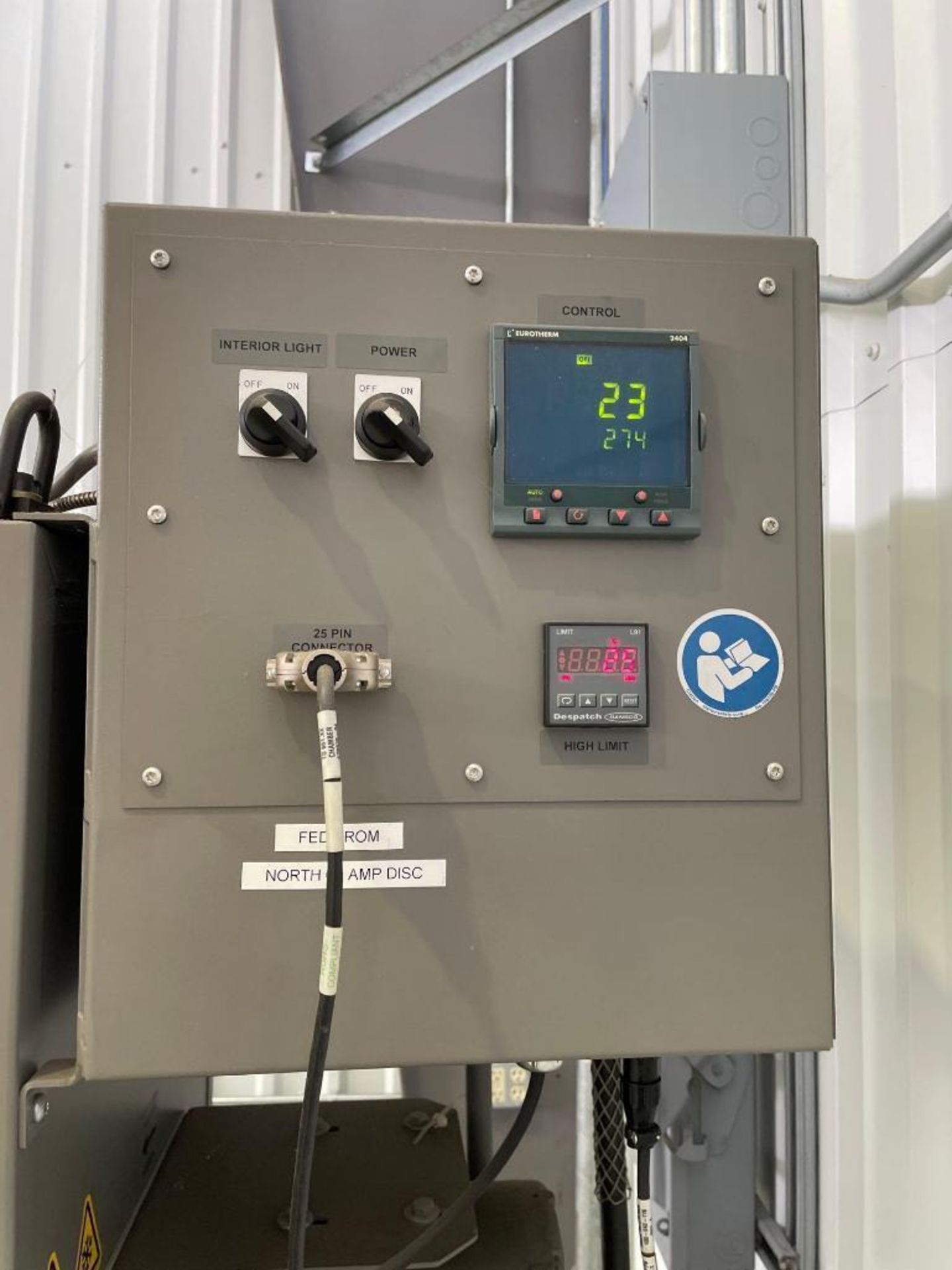 MTS Enviromental Chamber Model 651.06E-04, 600 Deg F Max Electric - Image 2 of 6