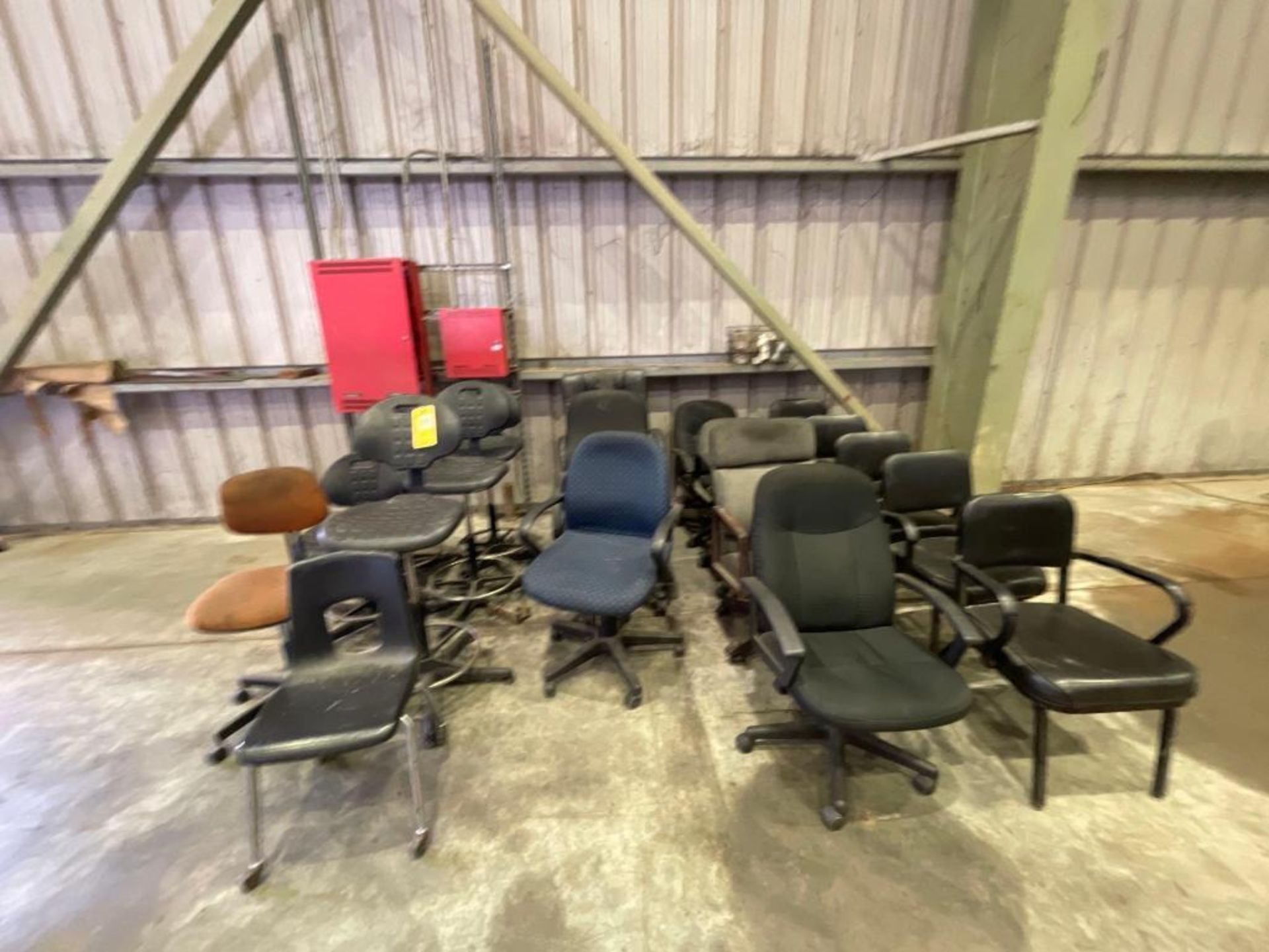 Lot of Shop Operator Chairs