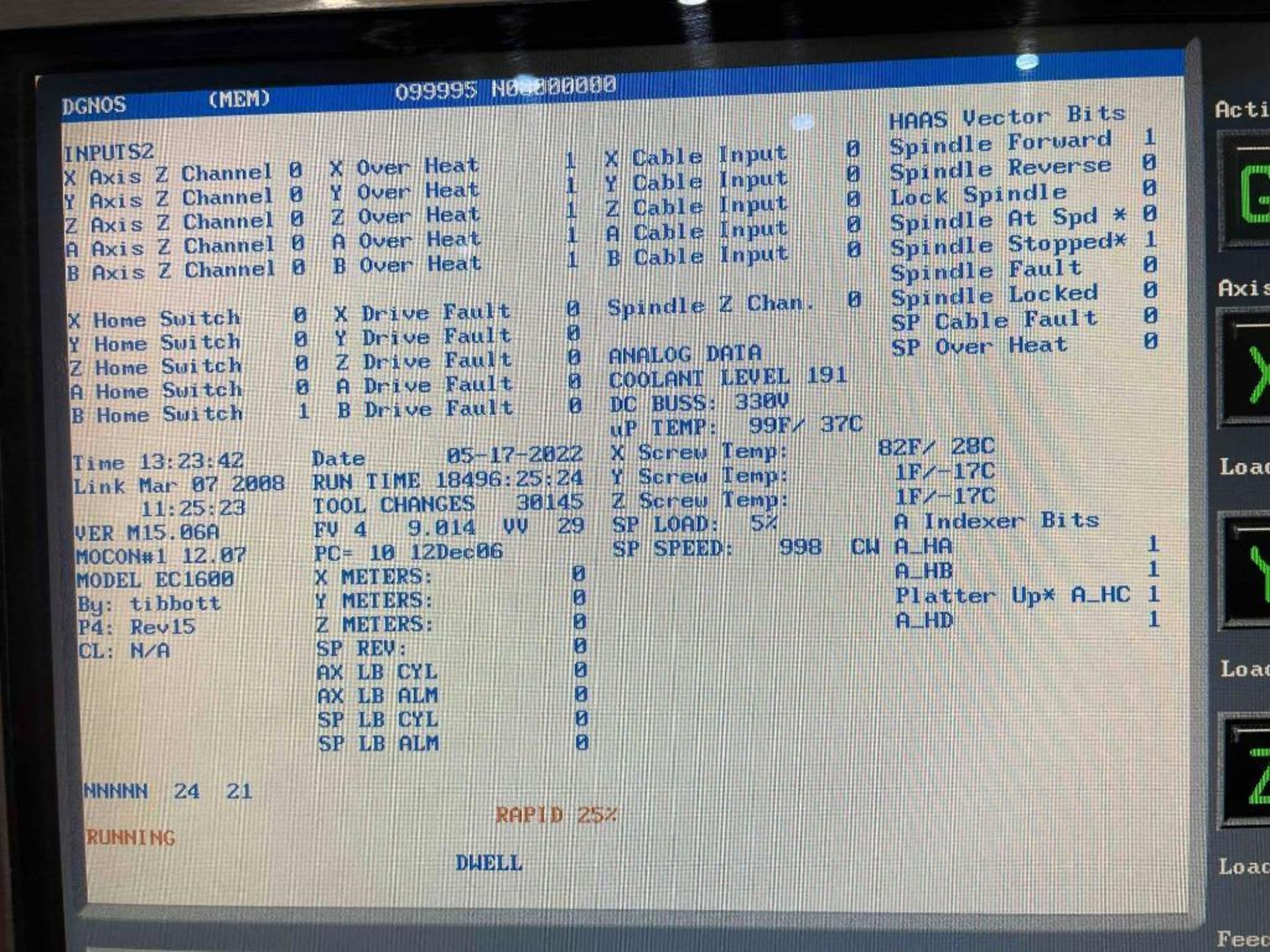 Haas EC-1600-5DEG CNC Horizontal Machining Center - Image 8 of 26