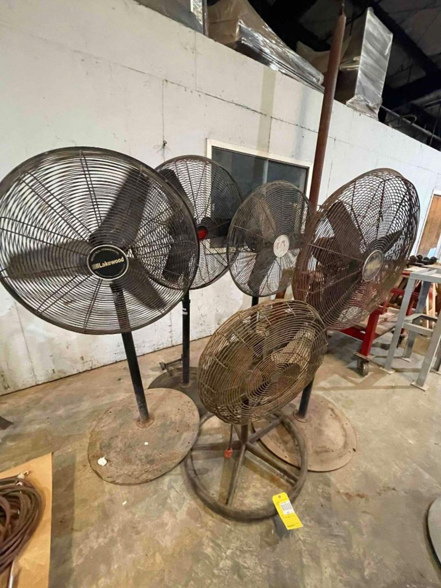 Lot of 5 Shop Fans