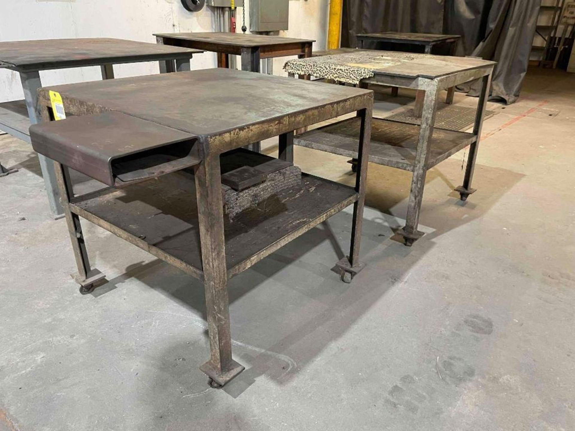 Lot of 2 Heavy Duty Tables on Casters - Image 3 of 11