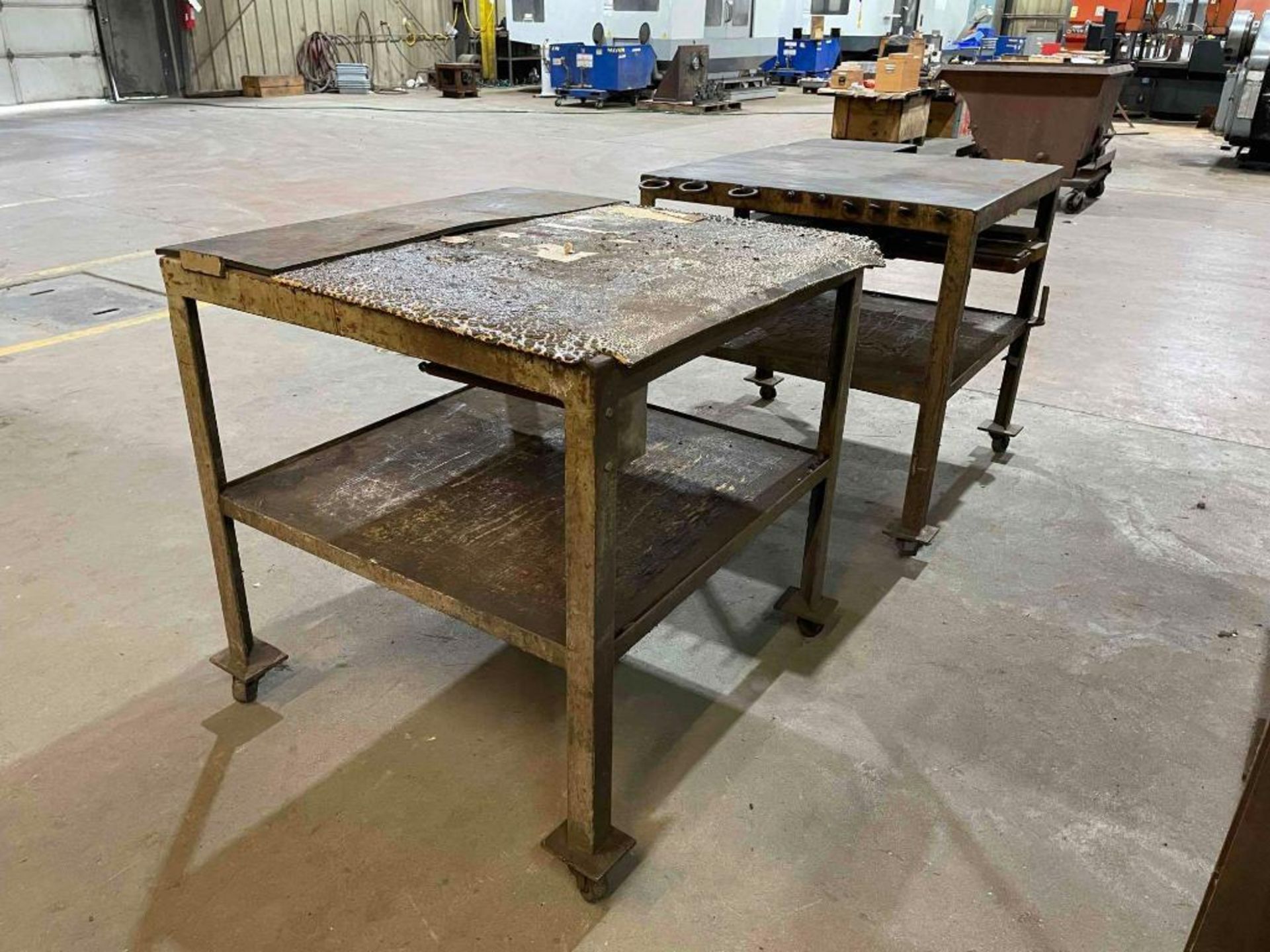 Lot of 2 Heavy Duty Tables on Casters - Image 9 of 11