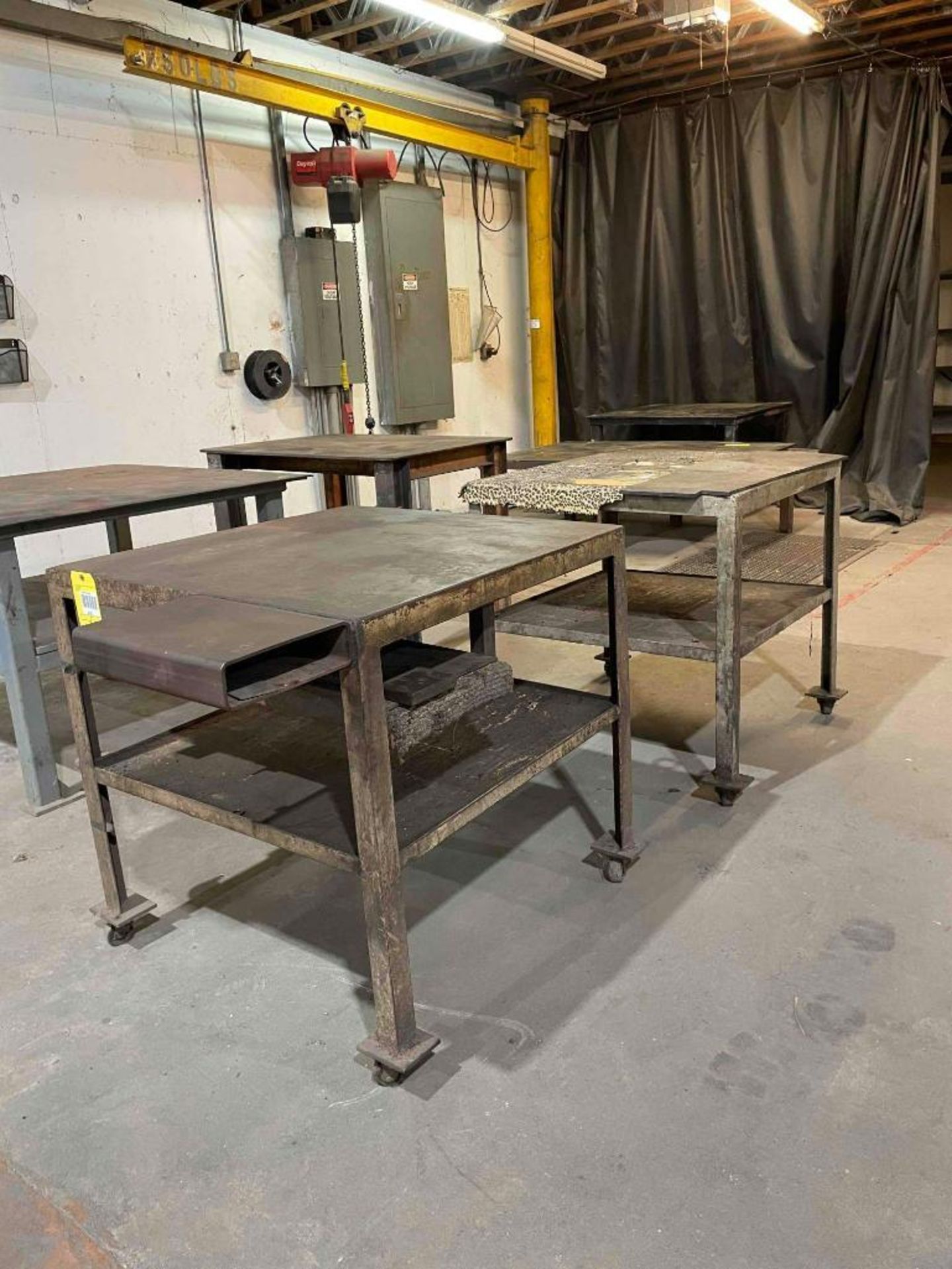 Lot of 2 Heavy Duty Tables on Casters - Image 11 of 11