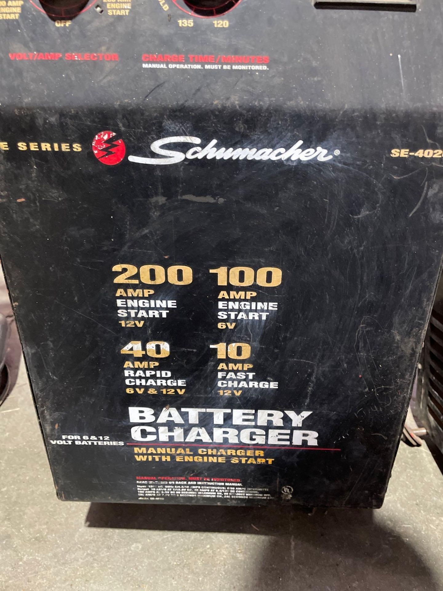 Lot of 2: Schumacher SE-4020 Battery Chargers - Image 5 of 5