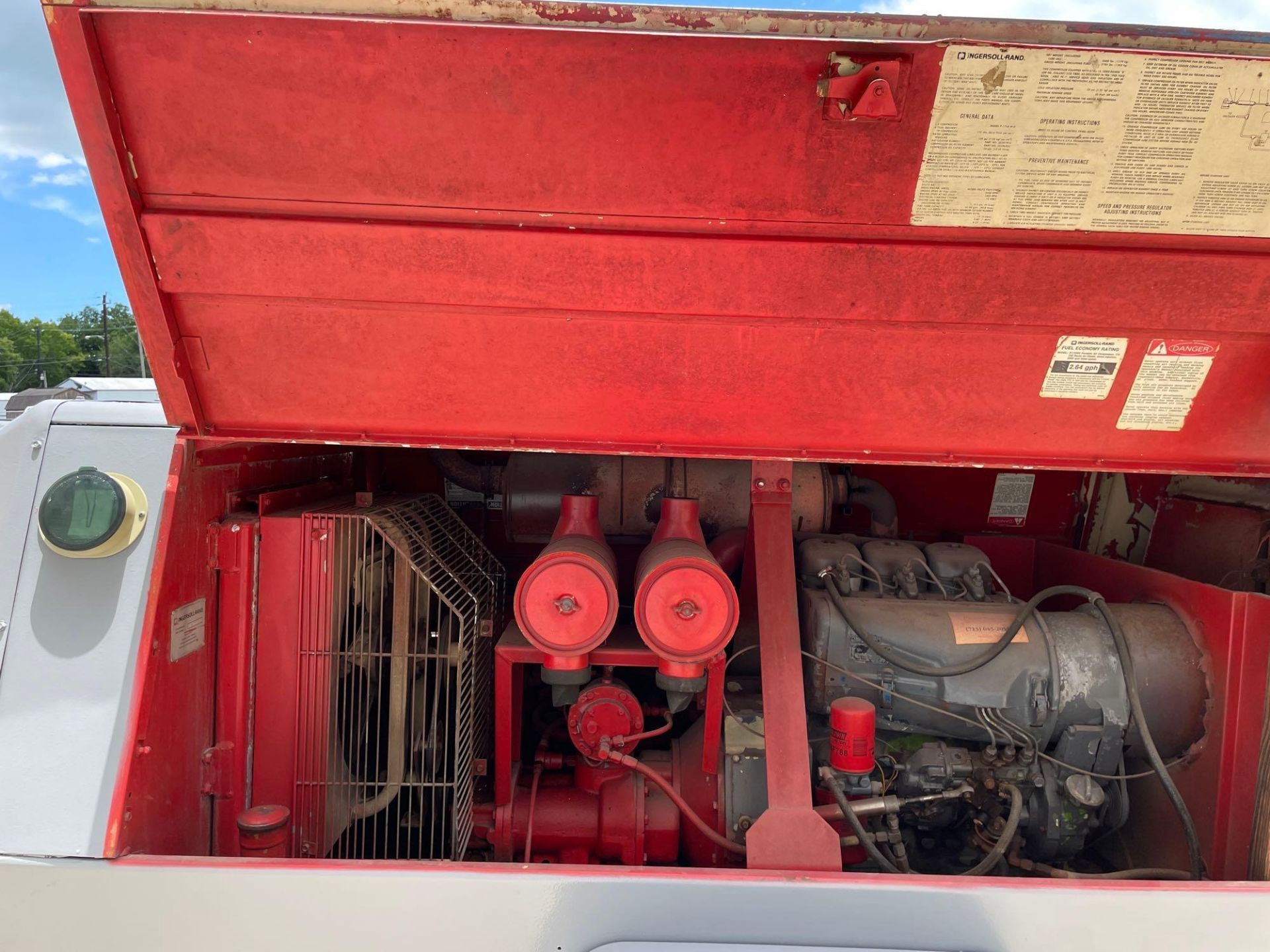 Ingersoll Rand Portable Air Compressor with Diesel Engine - Image 12 of 17