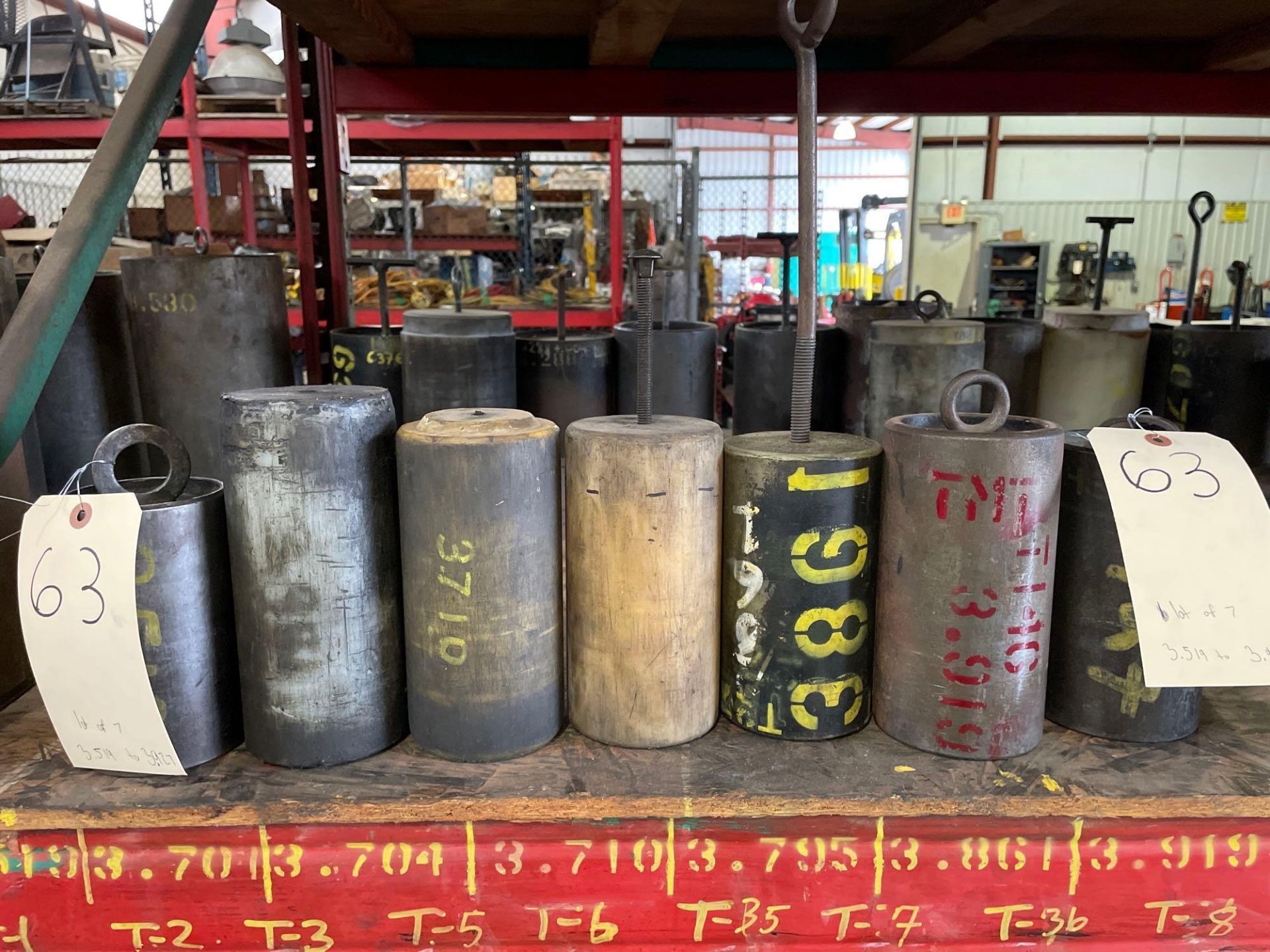 Lot of 7: Pipe Testing Drifts, Sizes from 3.519 to 3.927 - Image 8 of 8