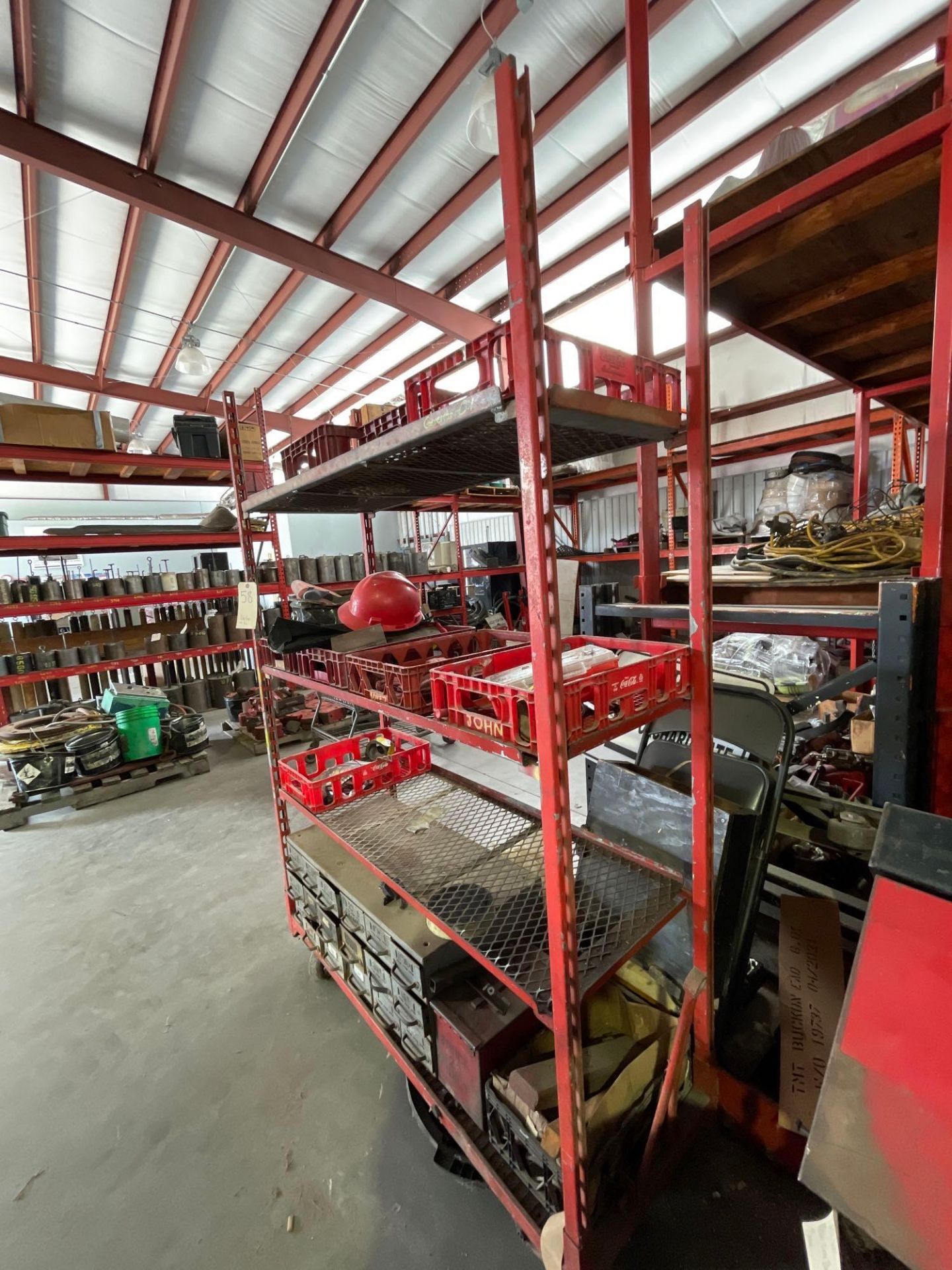 Rolling Rack with Bins - Image 6 of 7