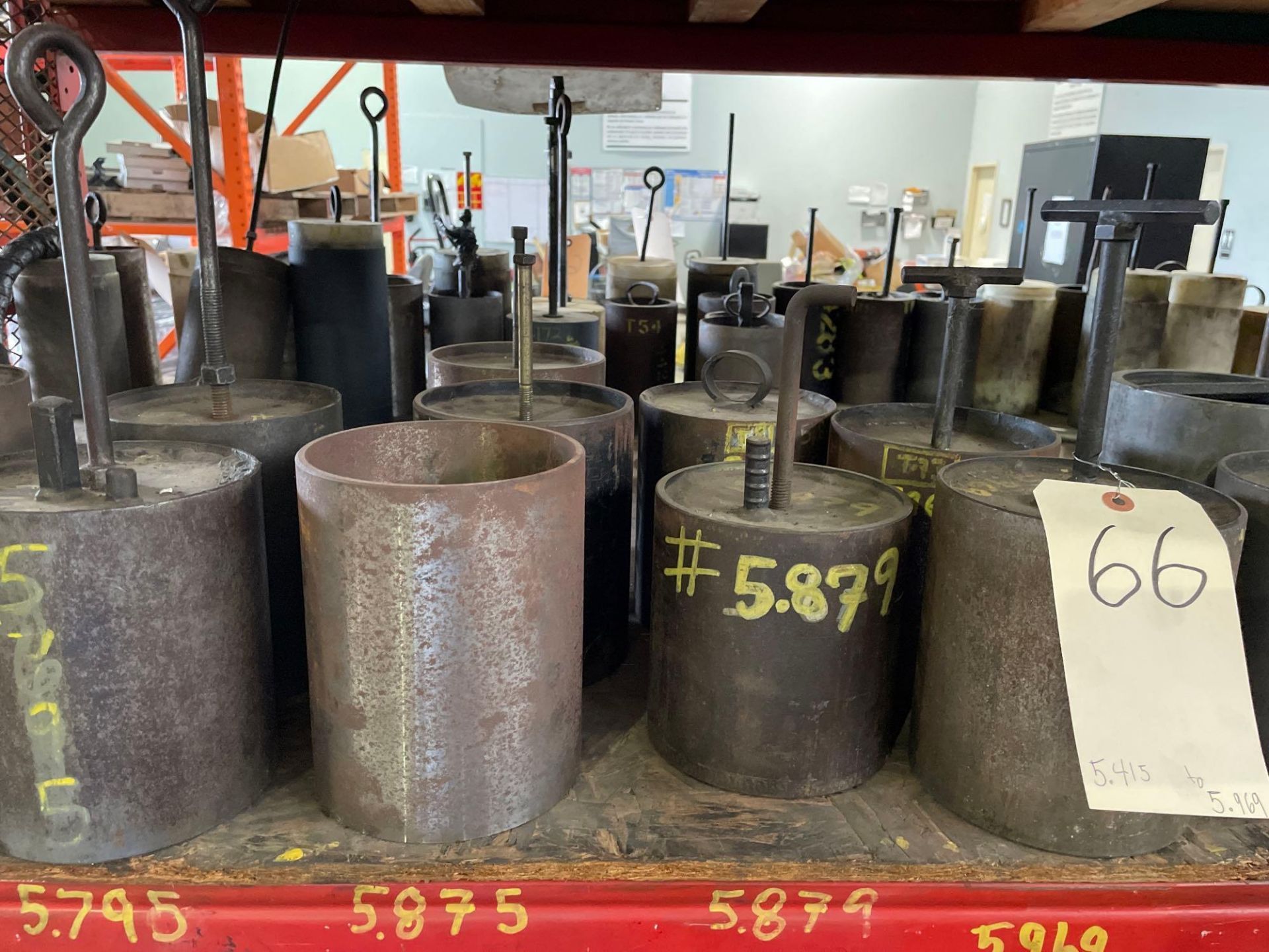 Lot of 15: Pipe Testing Drifts, Sizes from 5.415 to 5.969 - Image 4 of 7