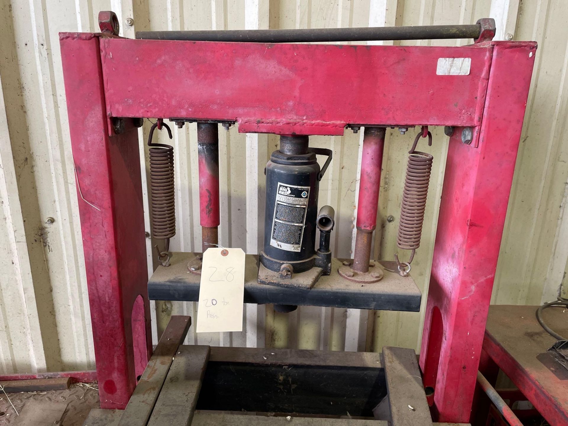 20 Ton Manual Hydraulic Press - Image 2 of 4