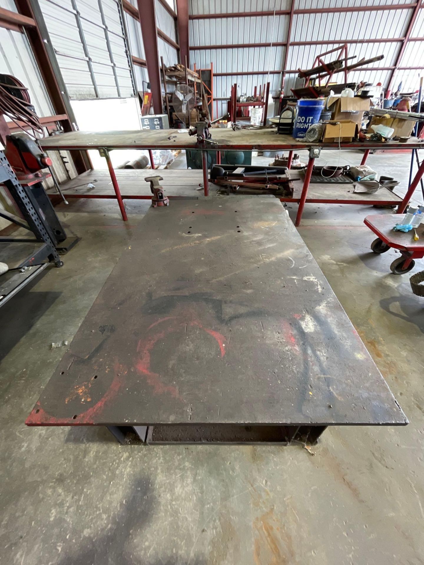 79" X 48" X 24" H.D. Welding Table with 6" Vise - Image 3 of 7