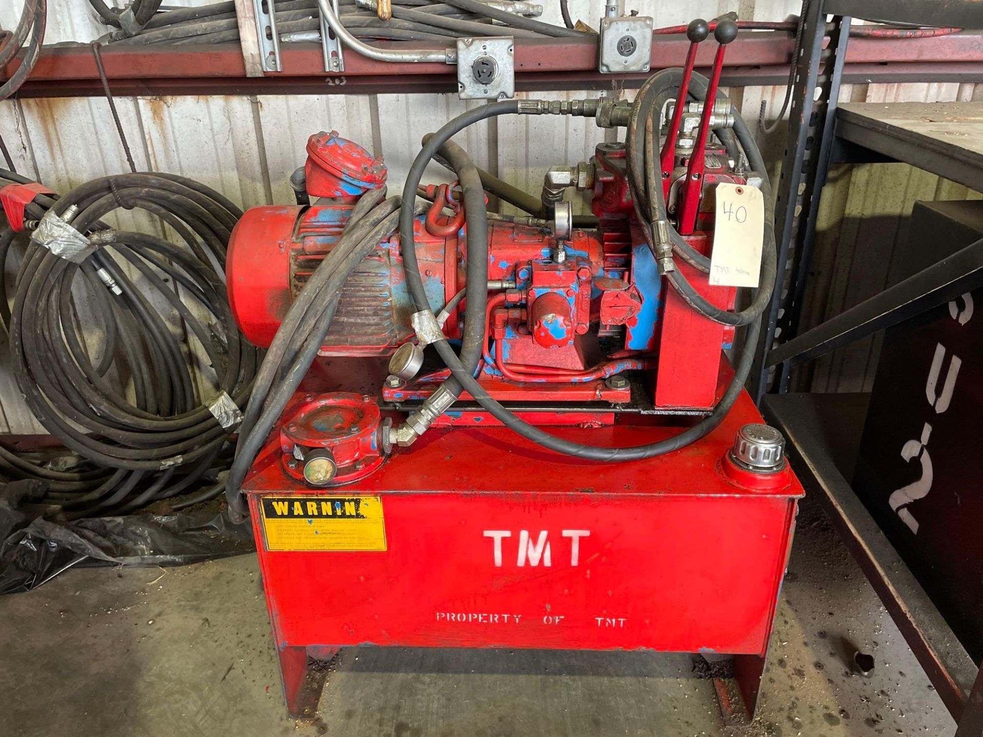 TMT Testing Hydraulic Control System