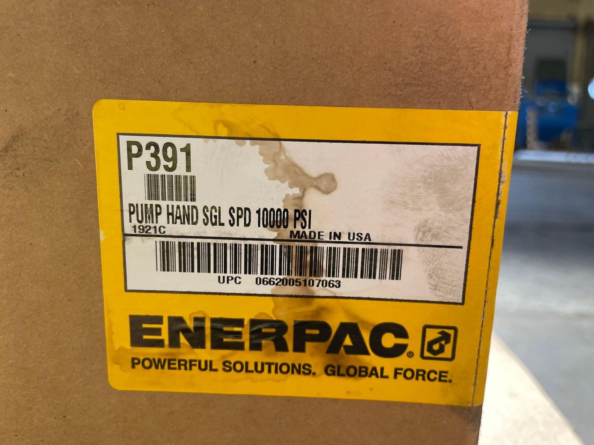 New in Box Enerpac Pump Hand Model P391 - Image 5 of 6