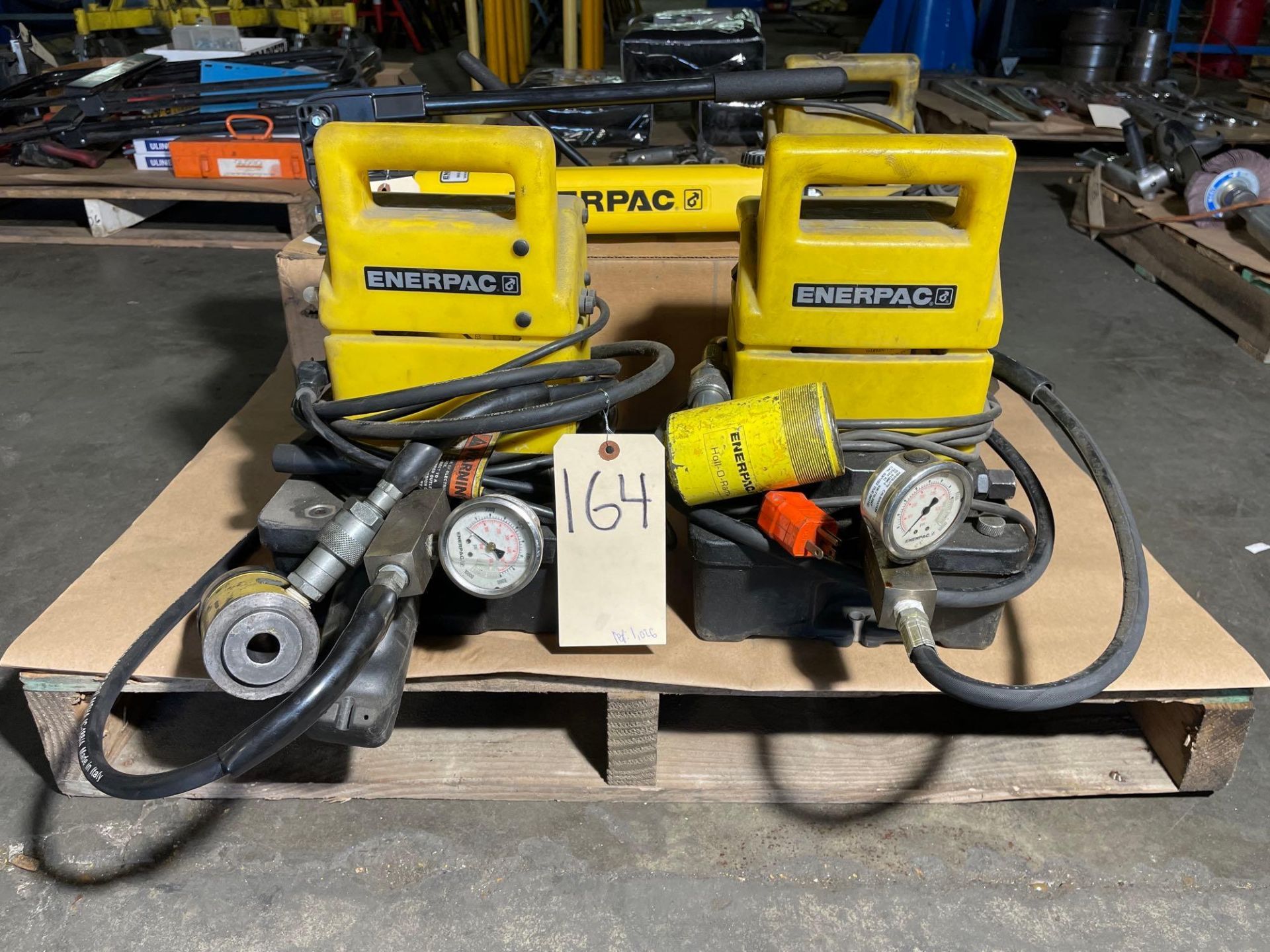 Lot of 2: Enerpac Pump Flow PUJ1200B, Cat No. F3604C