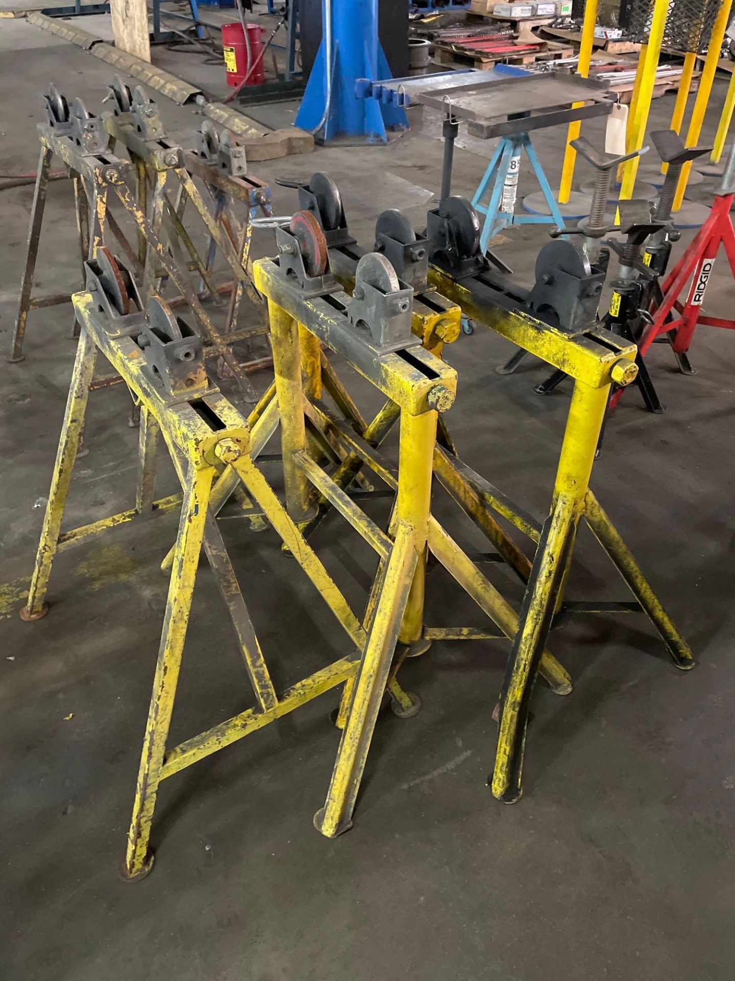 Lot of 4: Roller Stands, Max. Capacity 2,000 lbs. - Image 3 of 3