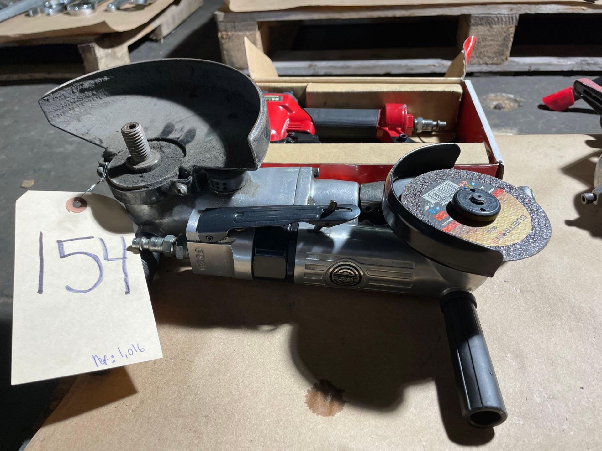 Lot of 3: (1) Arrow Pneumatic Stapler (1) Jet 7" Angle Grinder, (1) Taylor Pneumatic 4-5" Air Angle - Image 3 of 5