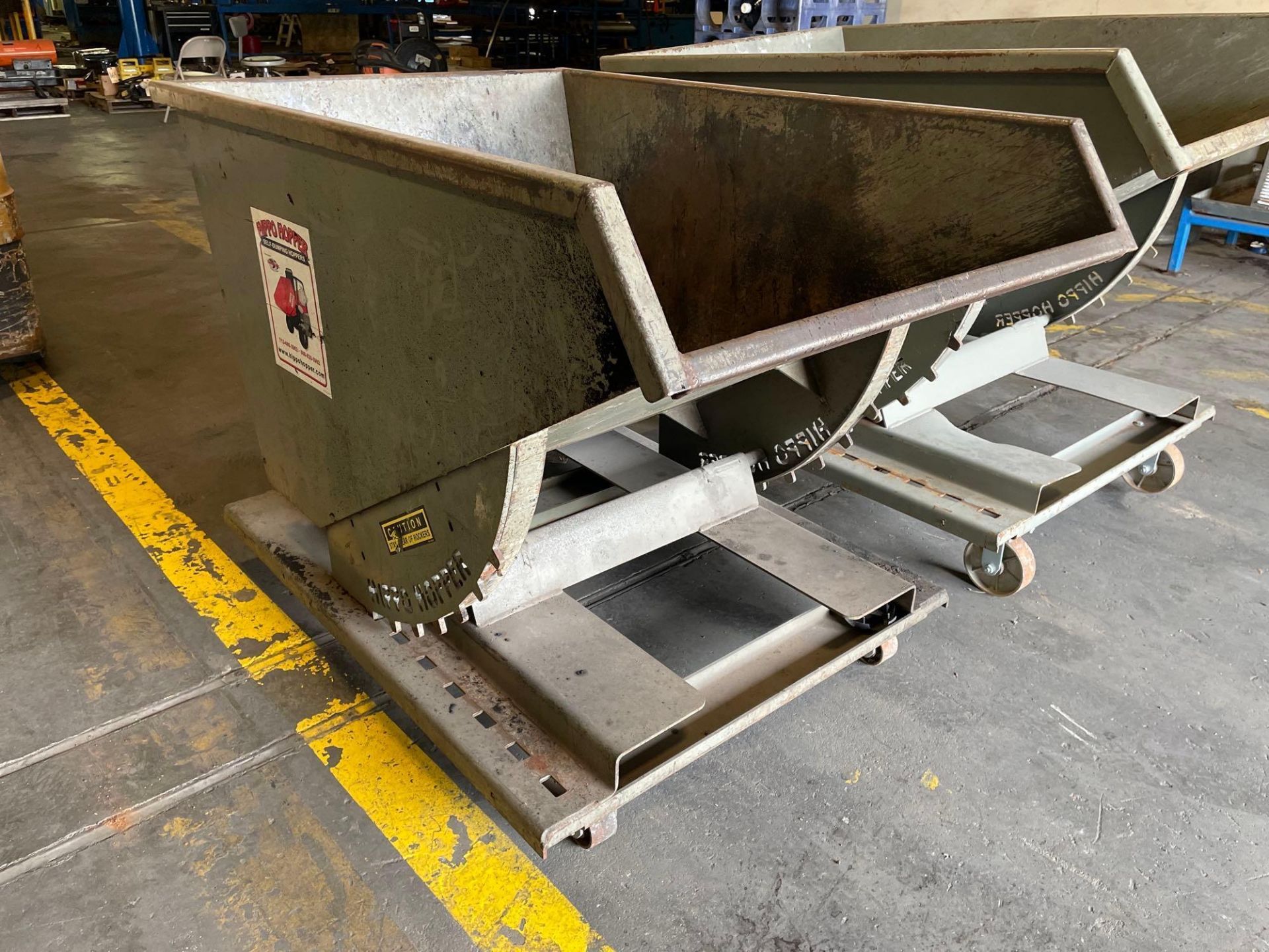 Hippo Hopper Dumpster, 6,500 lbs. max. capacity - Image 6 of 8