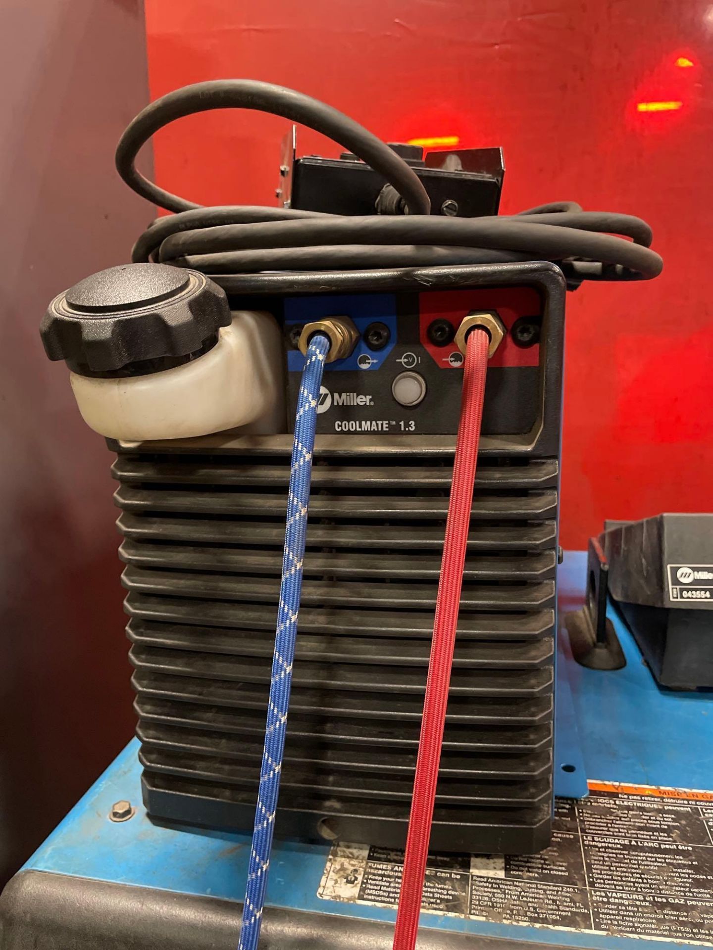 Miller Syncrowave 350 LX Welder, with Miller Coolmate 1.3, and Miller Coolmate 4 - Image 8 of 15