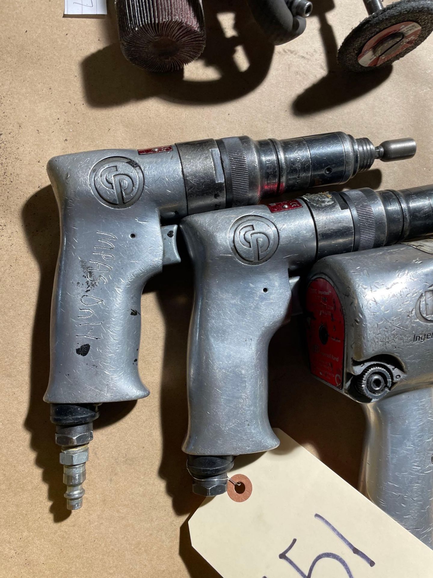 Lot of 3: (2) Chicago Pneumatic ScrewDriver Model CP780, Ingersoll-Rand Impactool Model - Image 3 of 6