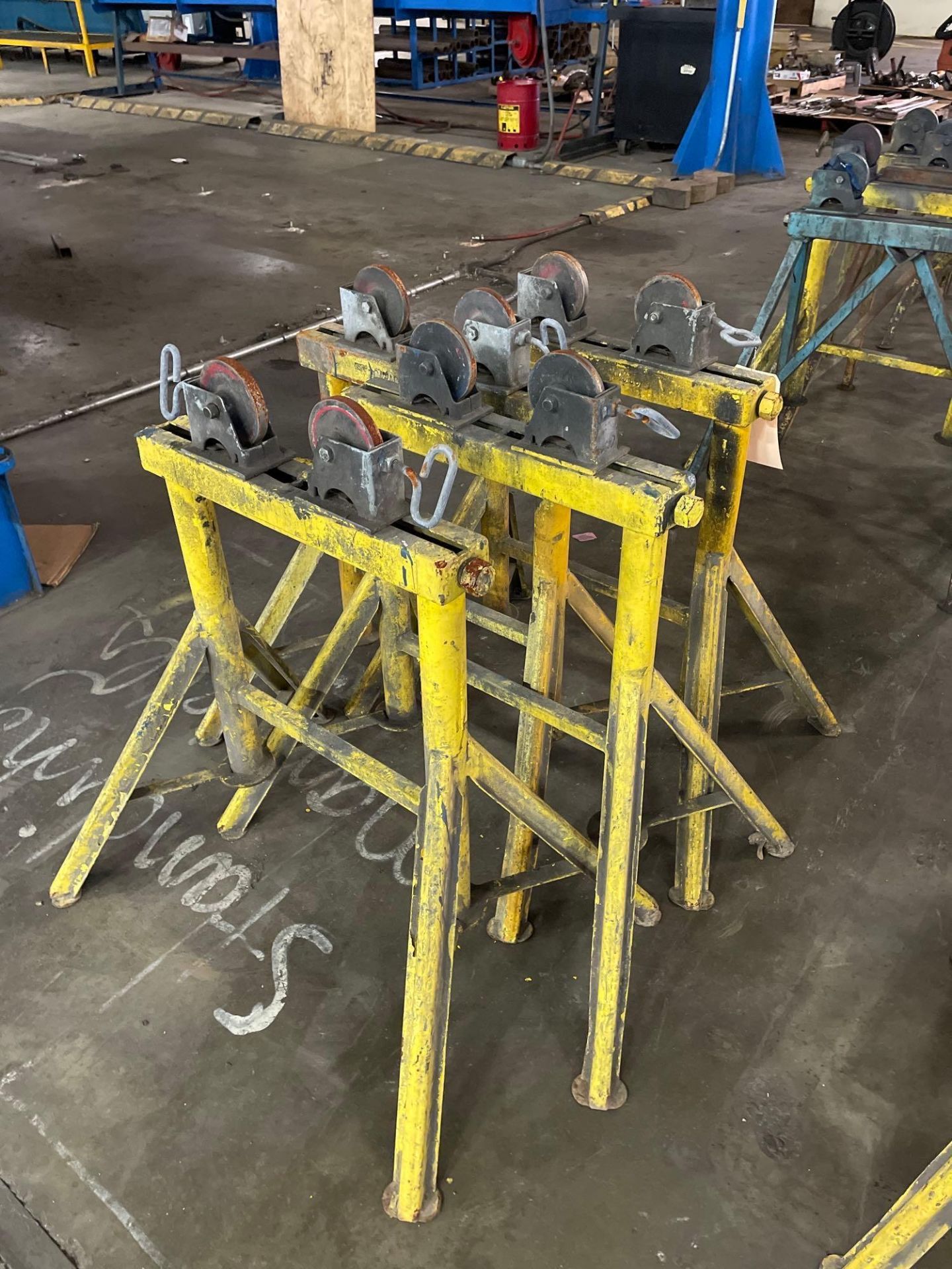 Lot of 4: Roller Stands, Max. Capacity 2,000 lbs. - Image 3 of 4